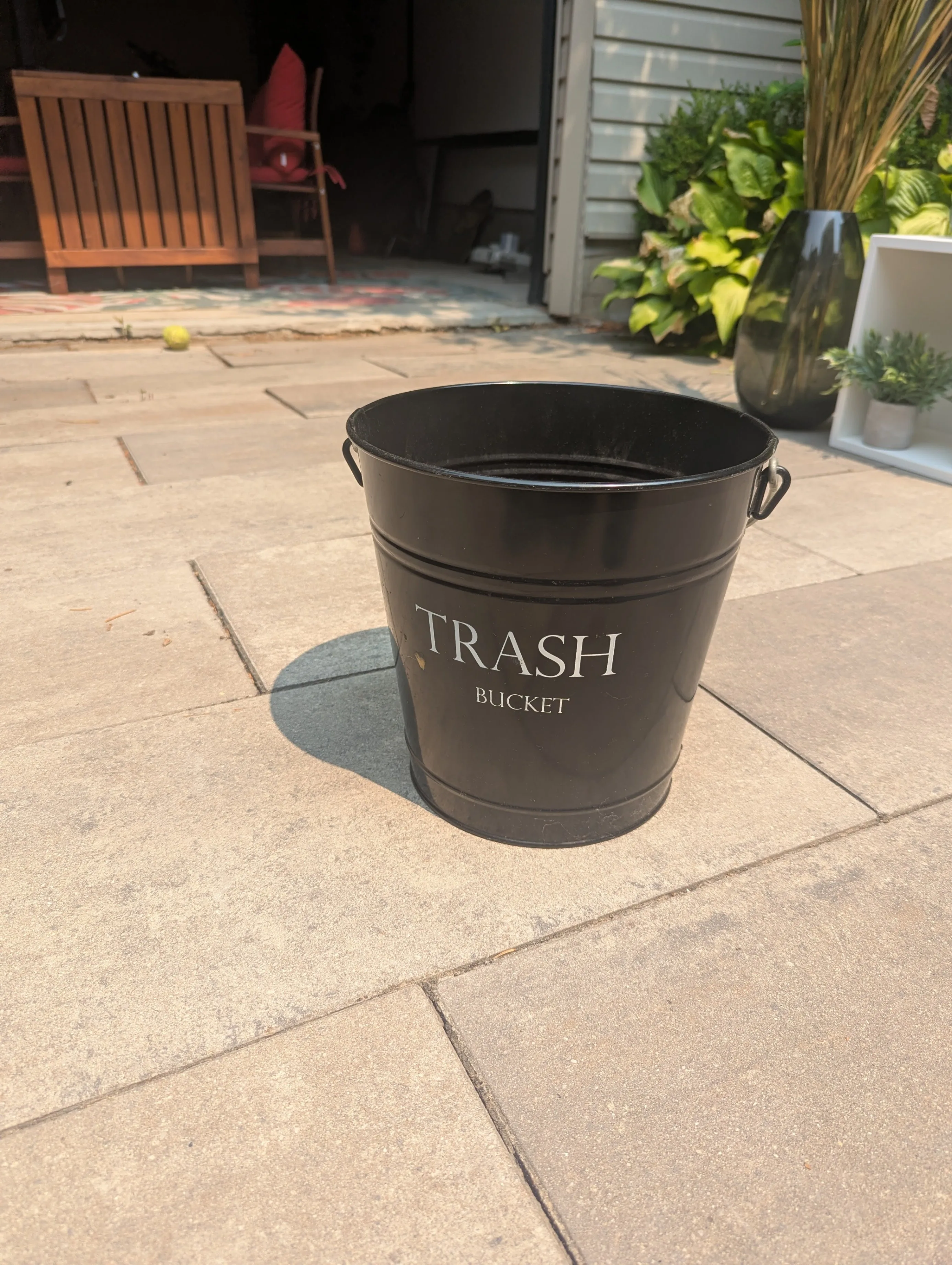 Decorative Metal "TRASH BUCKET" thumbnail