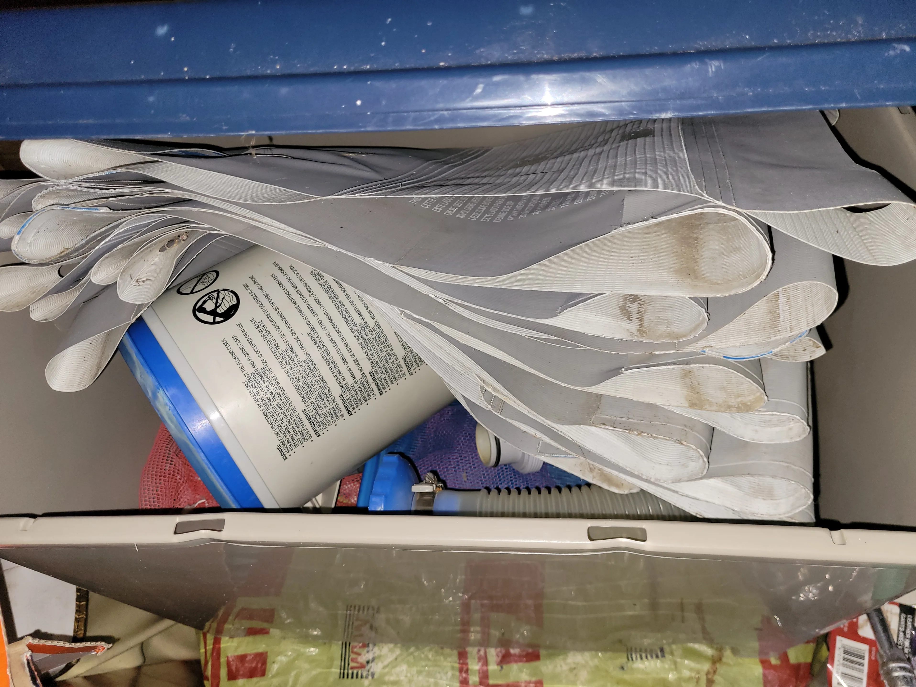 Used Intex Rectangular Ultra Frame Above Ground Pool- 18'x9'x52" image indicator(6)