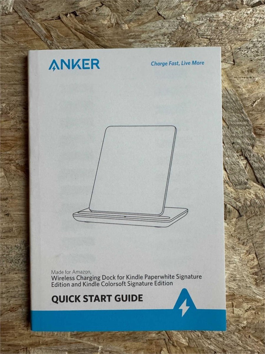 Wireless Charging Dock for Kindle Signature (2022 & 2024)