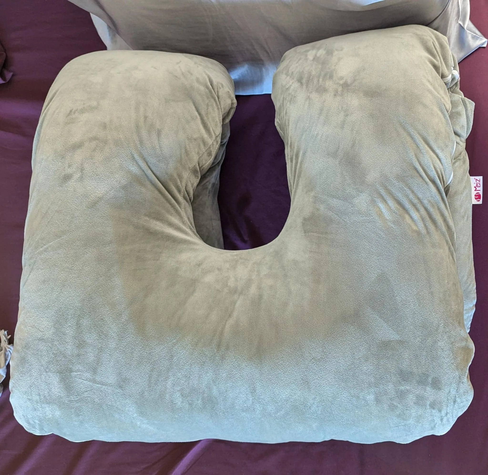 Meiz Pregnancy Pillow Cover - Pregnancy Body Pillow Velvet Cover image indicator(4)