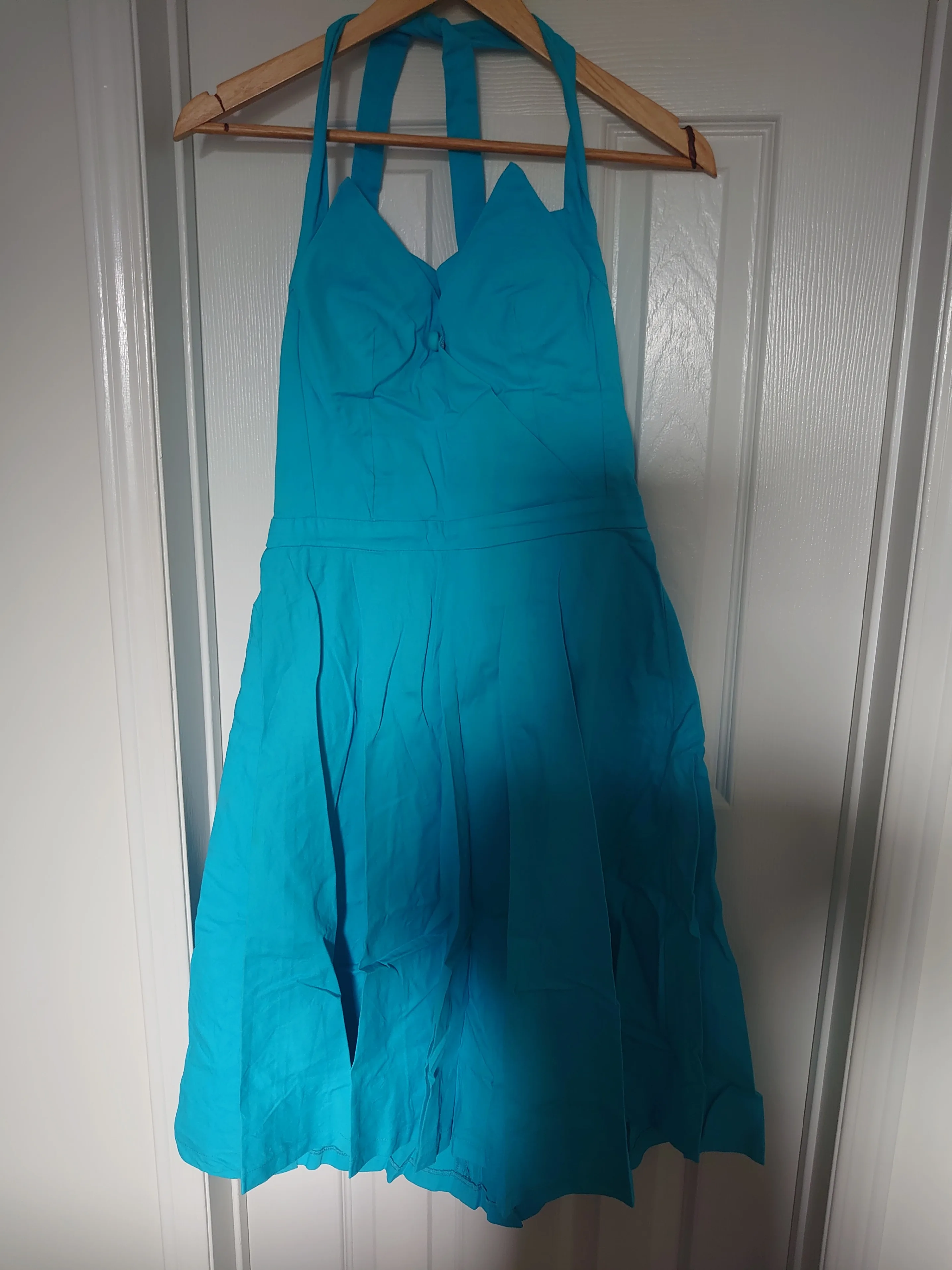 Women's Halter Neck Flare Dress thumbnail