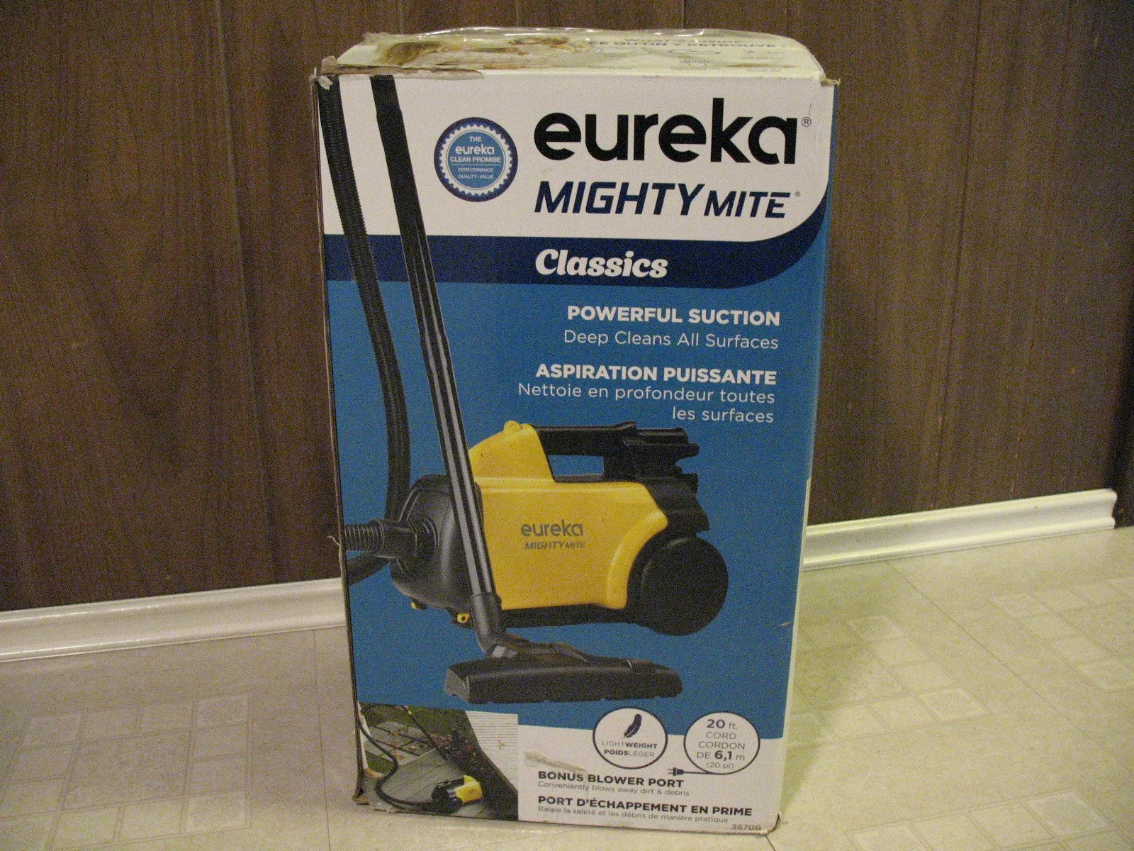 EUREKA Mighty Mite Corded Canister Vacuum Cleaner, LIKE NEW thumbnail