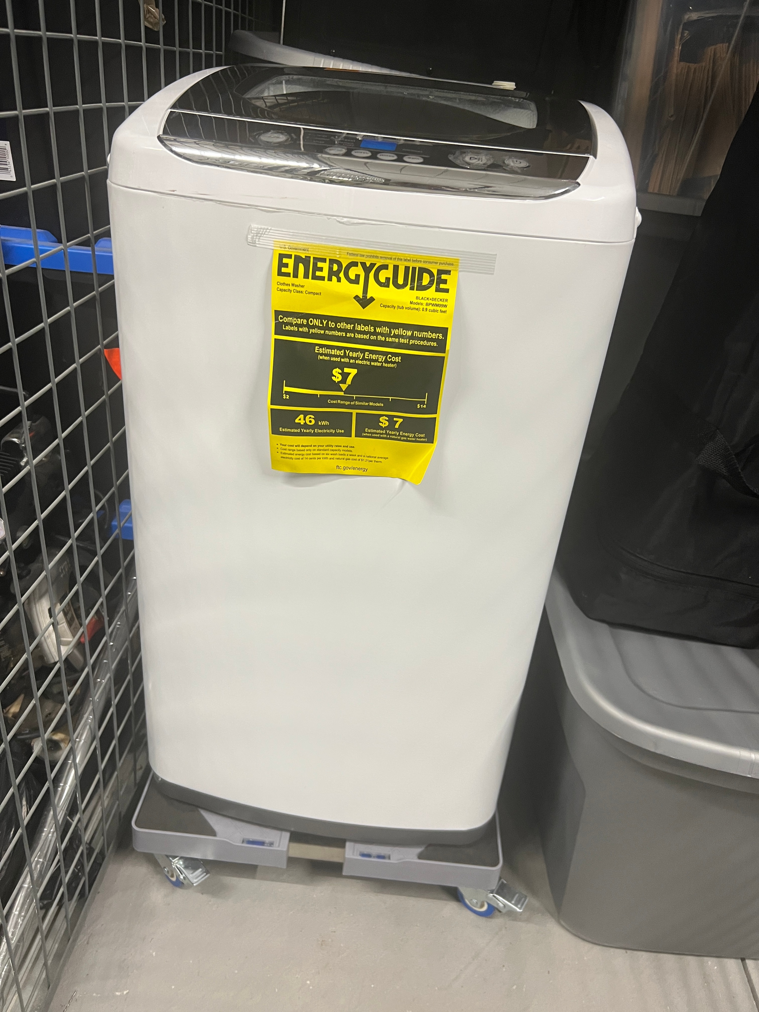 BLACK+DECKER Portable Washer + Dolly (Great Condition!)