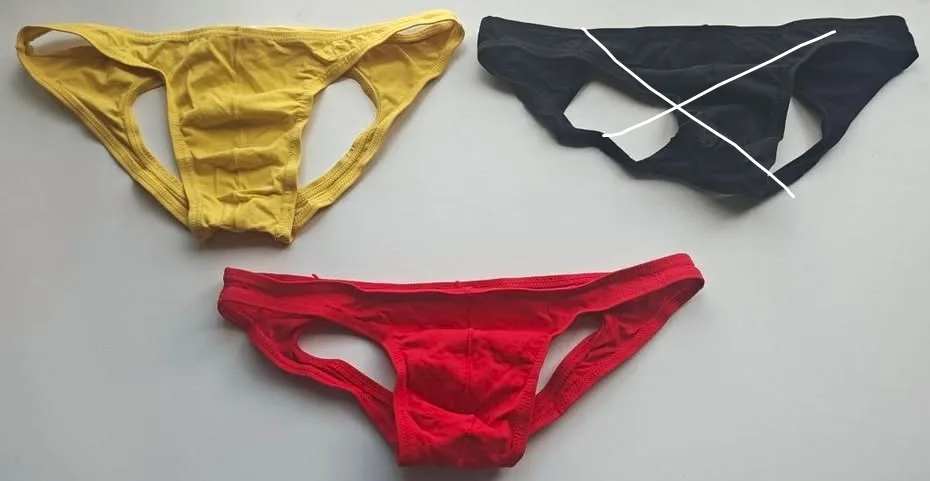 Men’s Bikini Jock Briefs – Size M (Set of 3) thumbnail