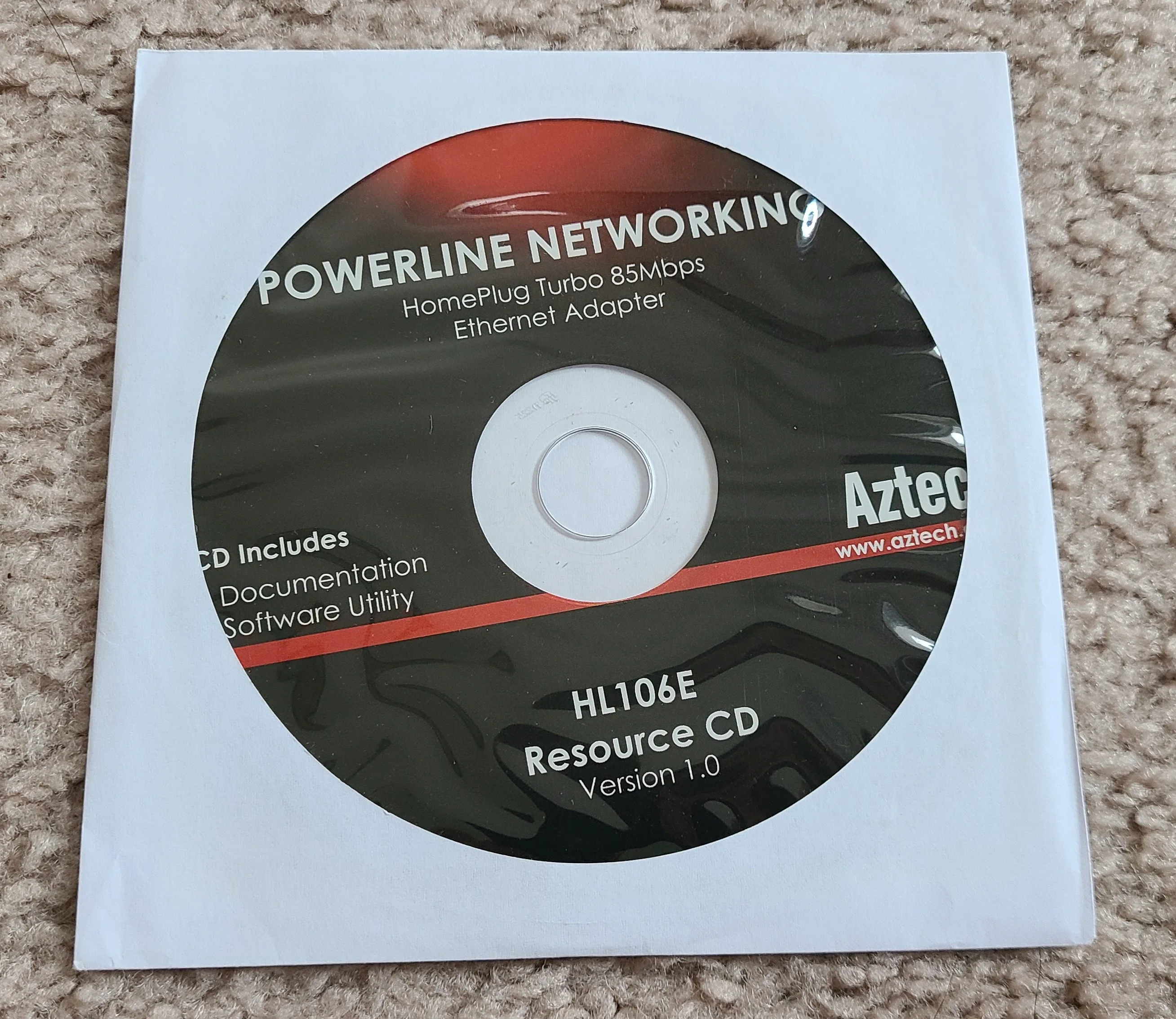 Aztech Powerline Networking 85Mbps HomePlug, unused (1 pair) image indicator(10)