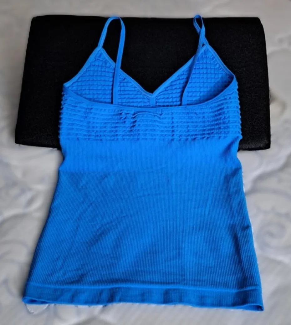 Lot of 2 New Blue and Brown Women Tank Tops Shaper image indicator(3)