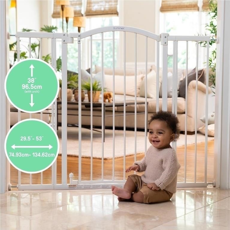 INFANT EXT TALL & WIDE GATE, 29.5"-53" - photo 3