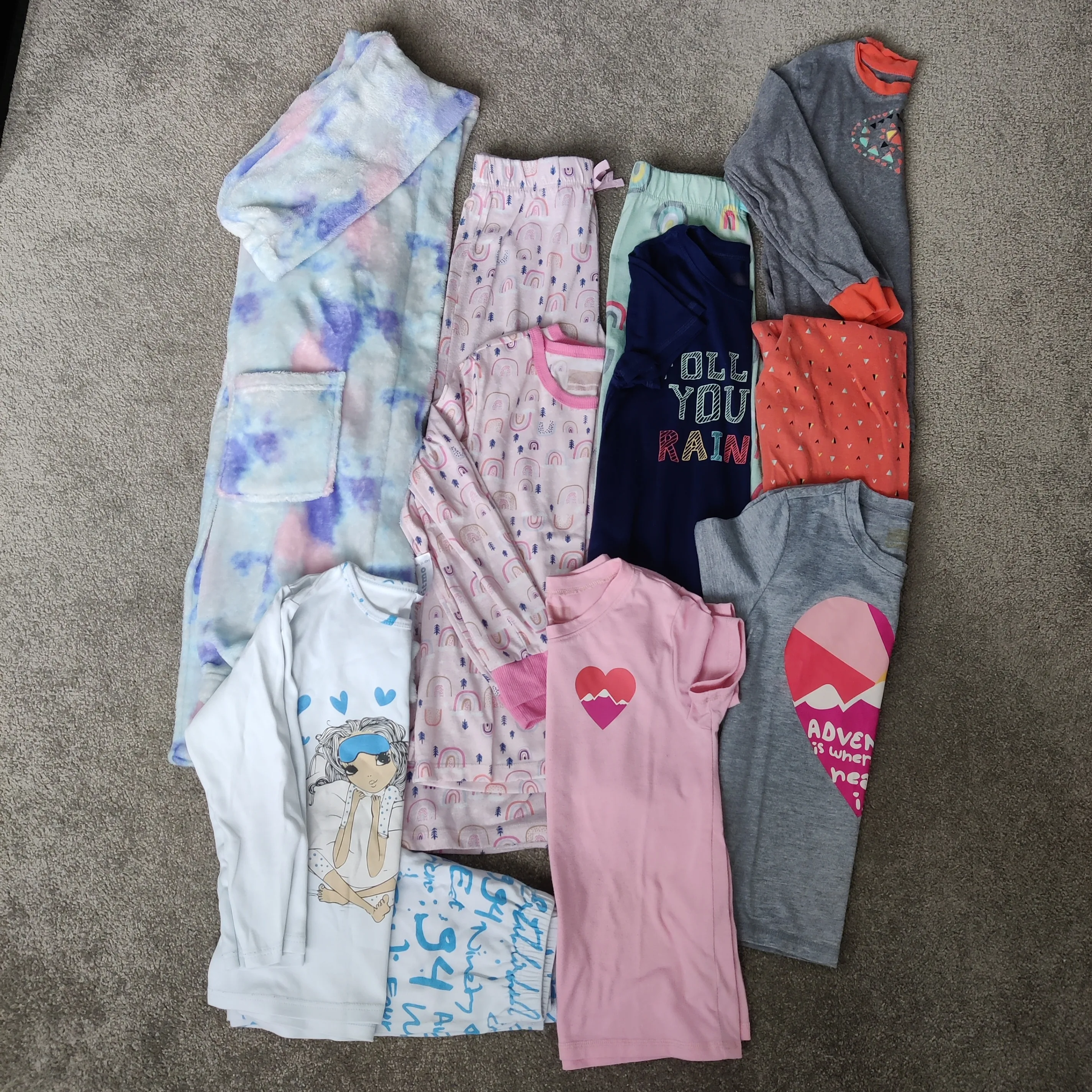 Eddie Bauer Girl's PJ Set and Robe Size 10 12 Years Old thumbnail