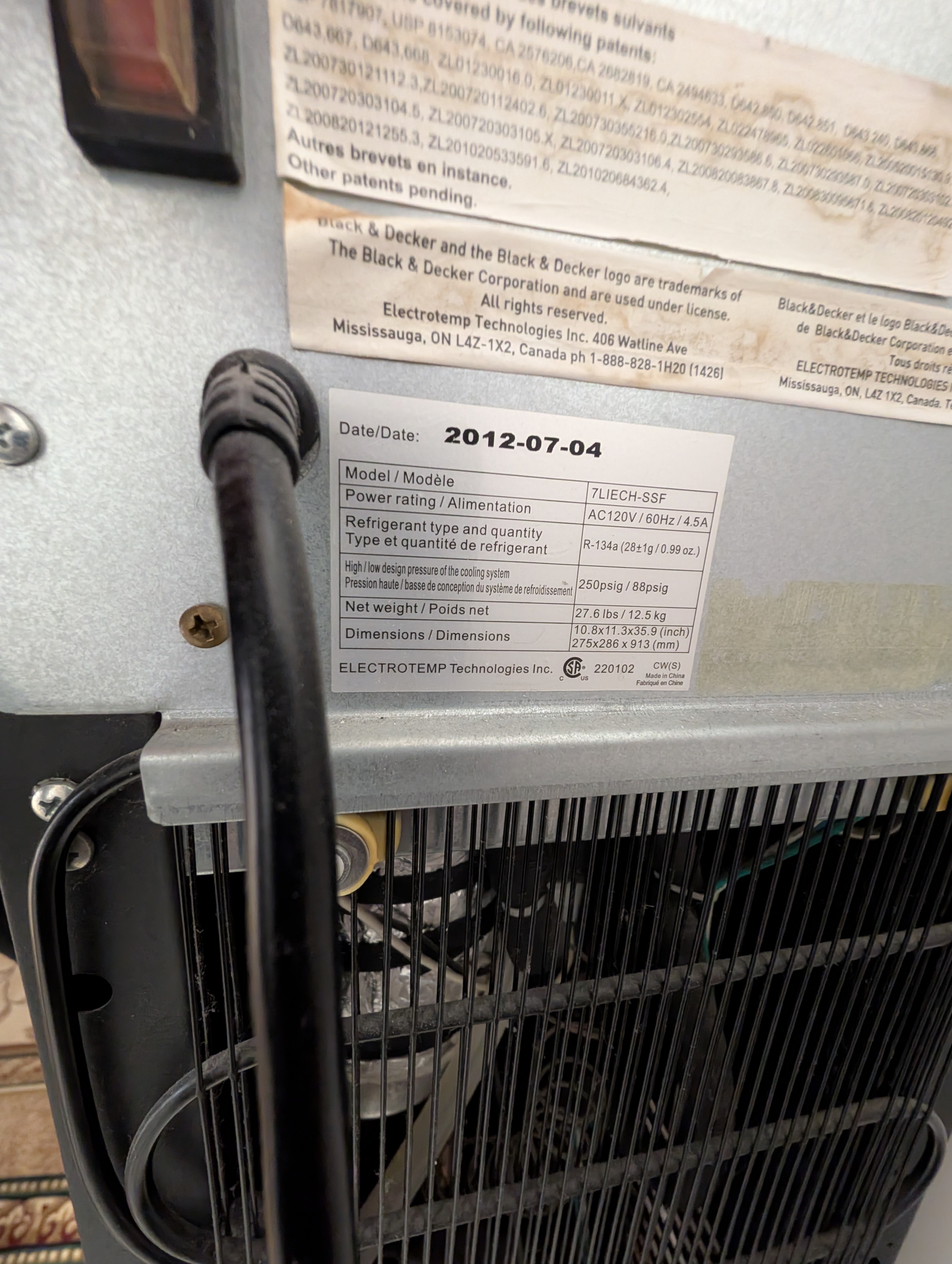 BLACK+DECKER 7liecg-ssf, Hot and Cold Water Dispenser - photo 4
