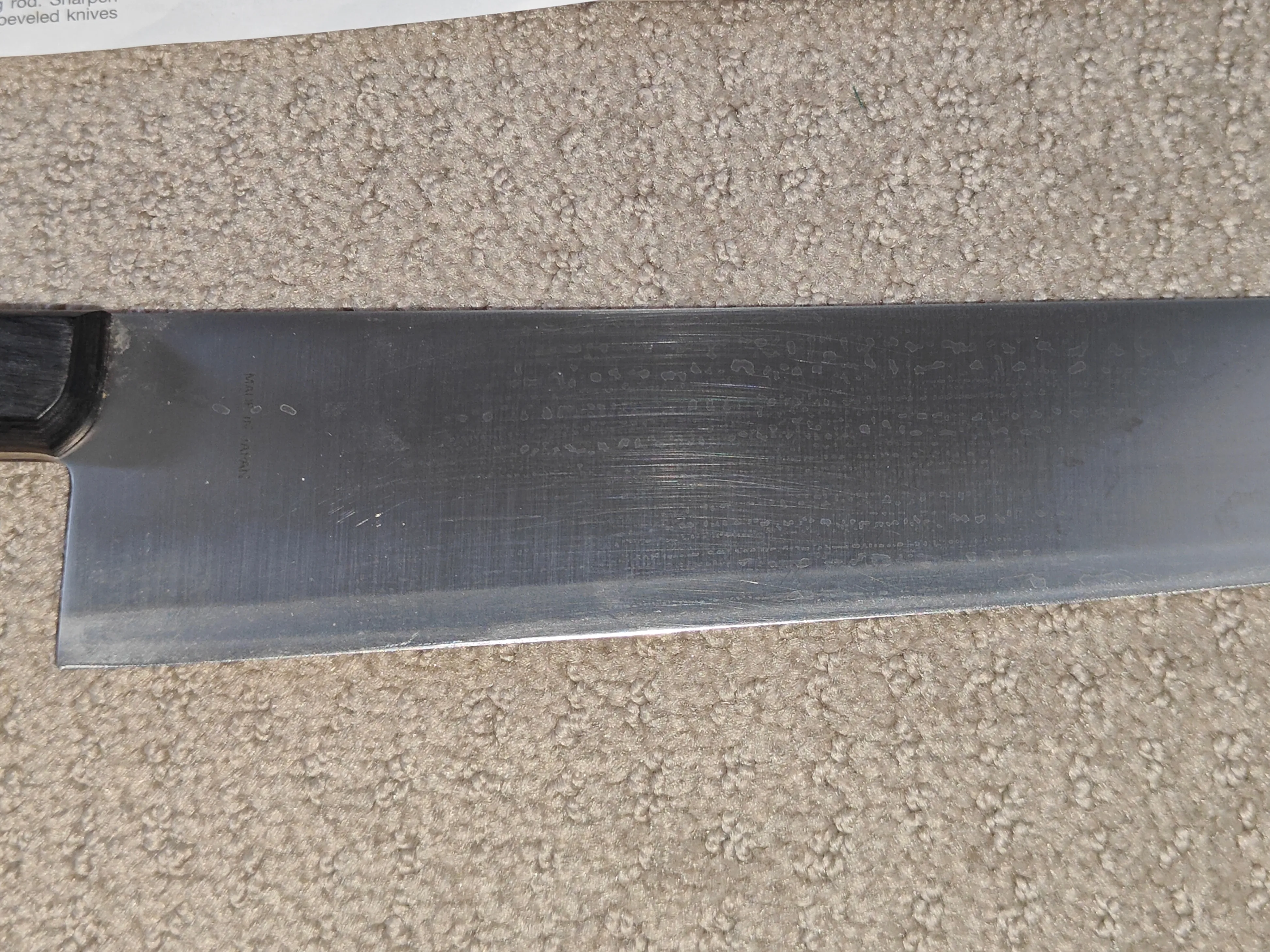 MAC Japanese Chef Series 12" Chef's Knife (BK-120) - Japan Made image indicator(7)