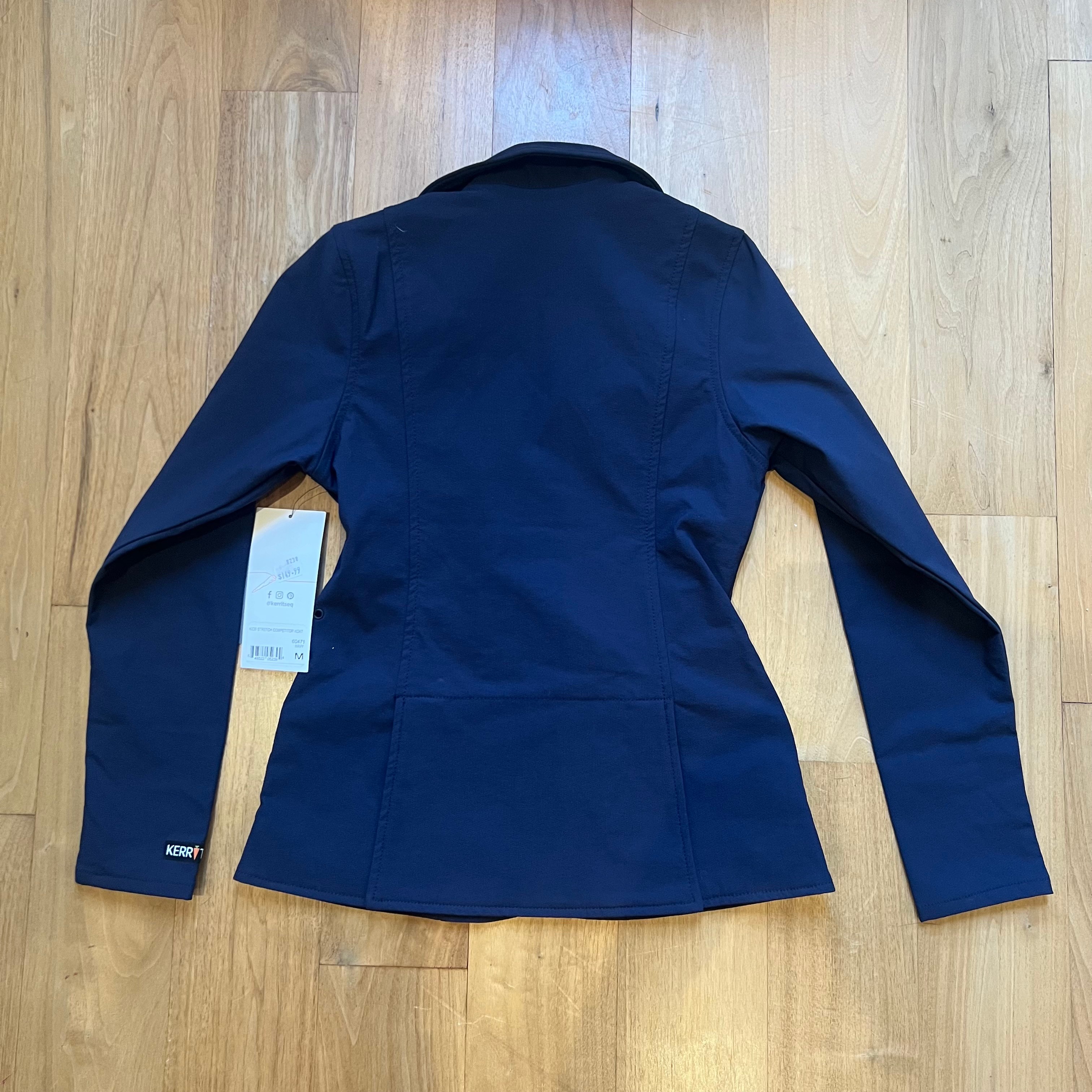 Kerrits Kids Stretch Competitor Show Coat - Navy, size Medium - photo 2