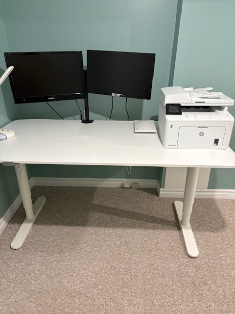 White Standing Desk - photo 2