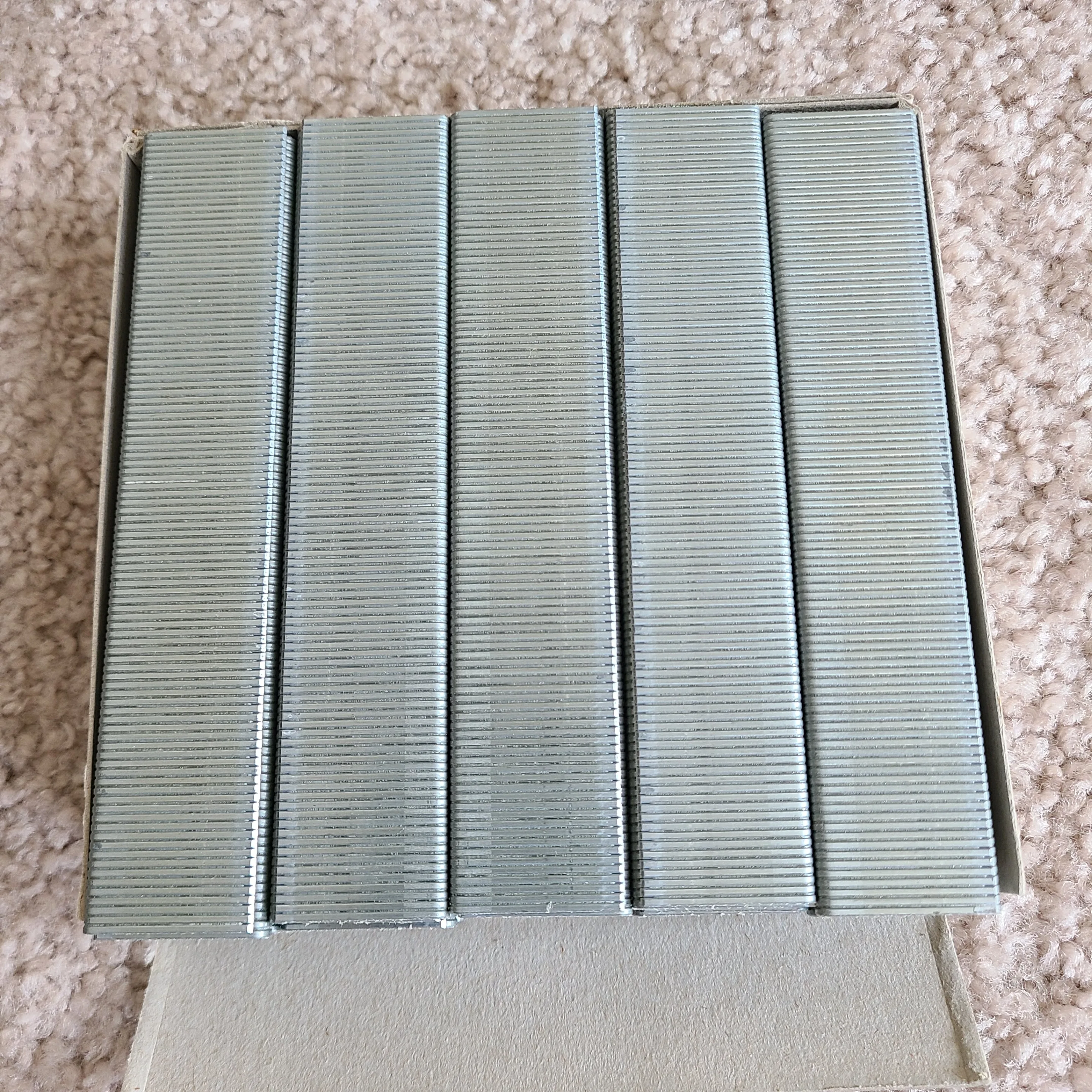 1" x 1/4" Industrial Narrow Crown Staple (stock: 2 boxes left) image indicator(3)