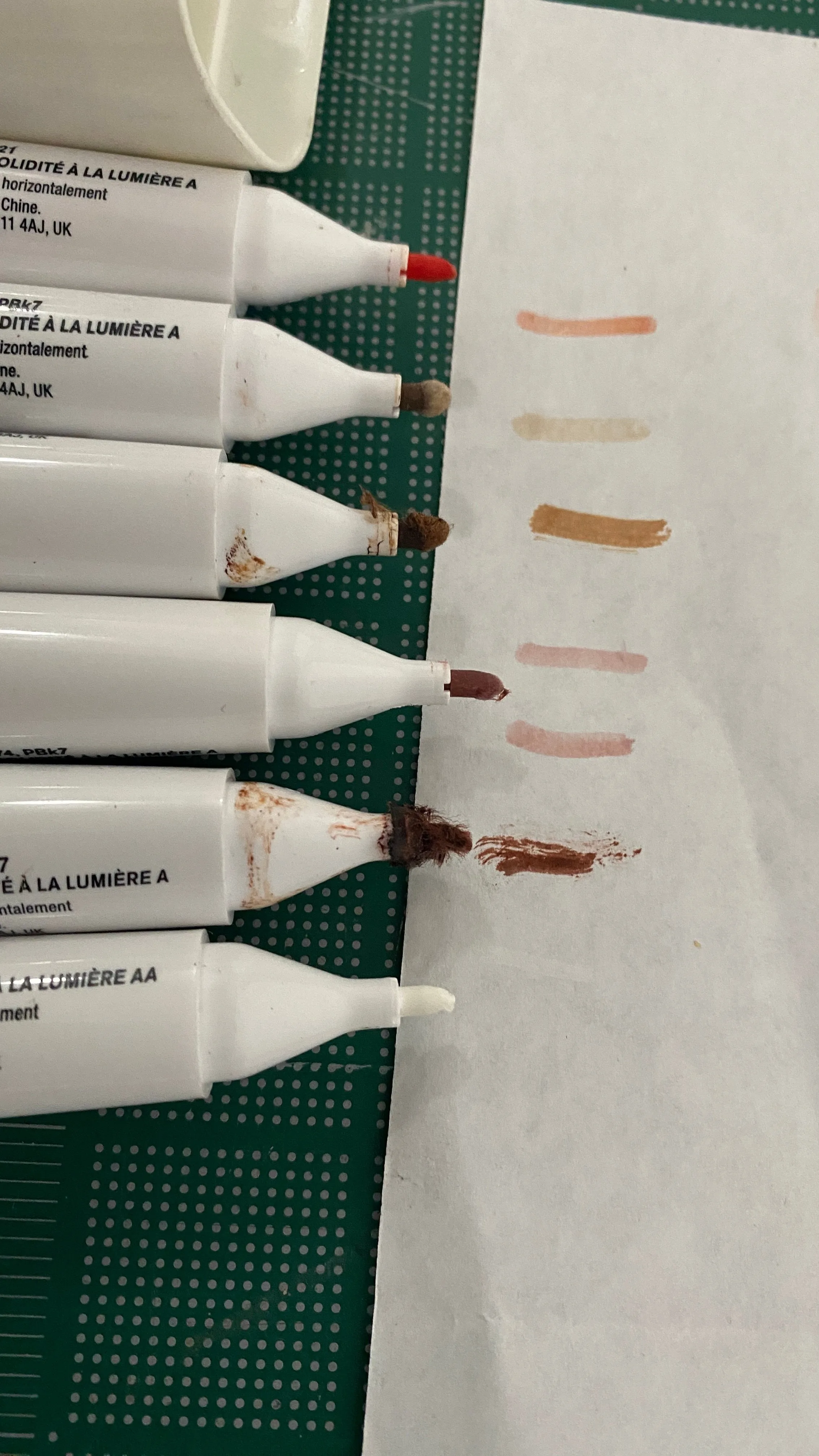 Professional Artist Markers- double sided image indicator(4)