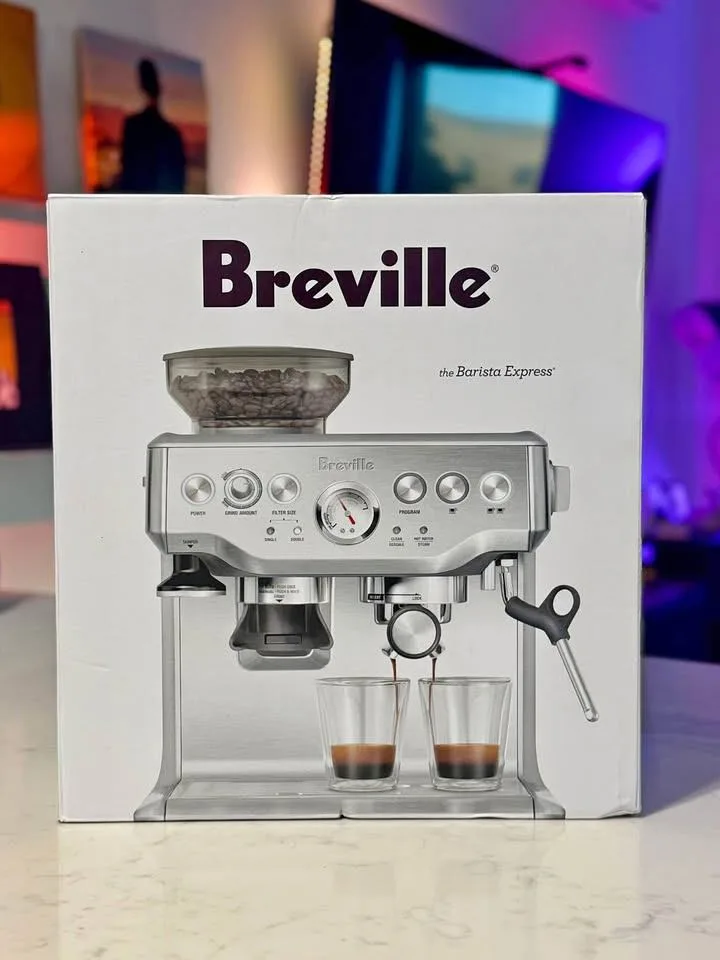 FIRM! Breville Barista Express Espresso Machine. New! thumbnail