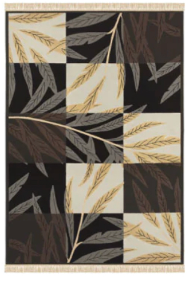 LAST DAY Area Rug - Brown & Grey