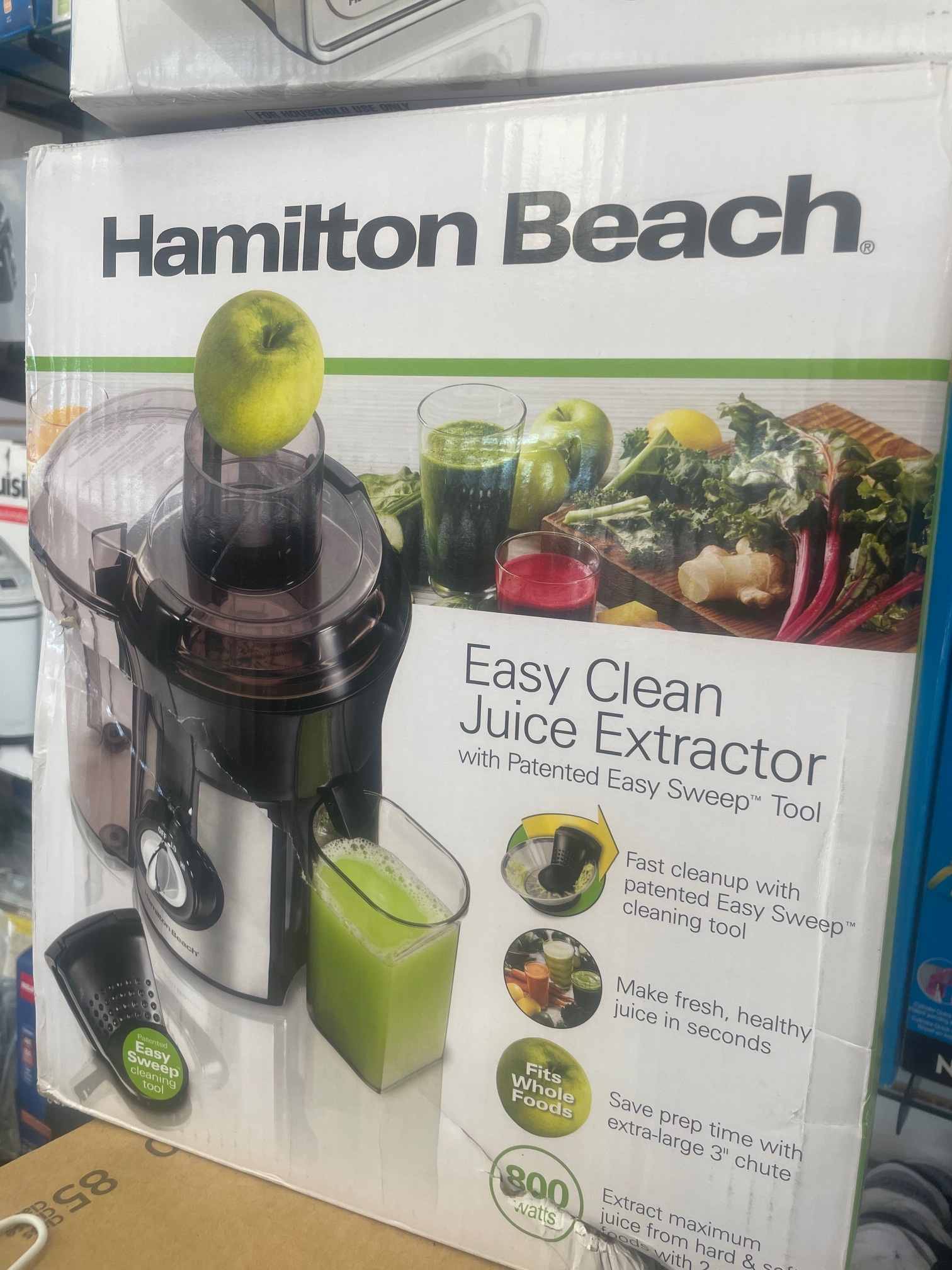 Hamilton Beach Juicer Machine 800W Motor, Black - photo 2