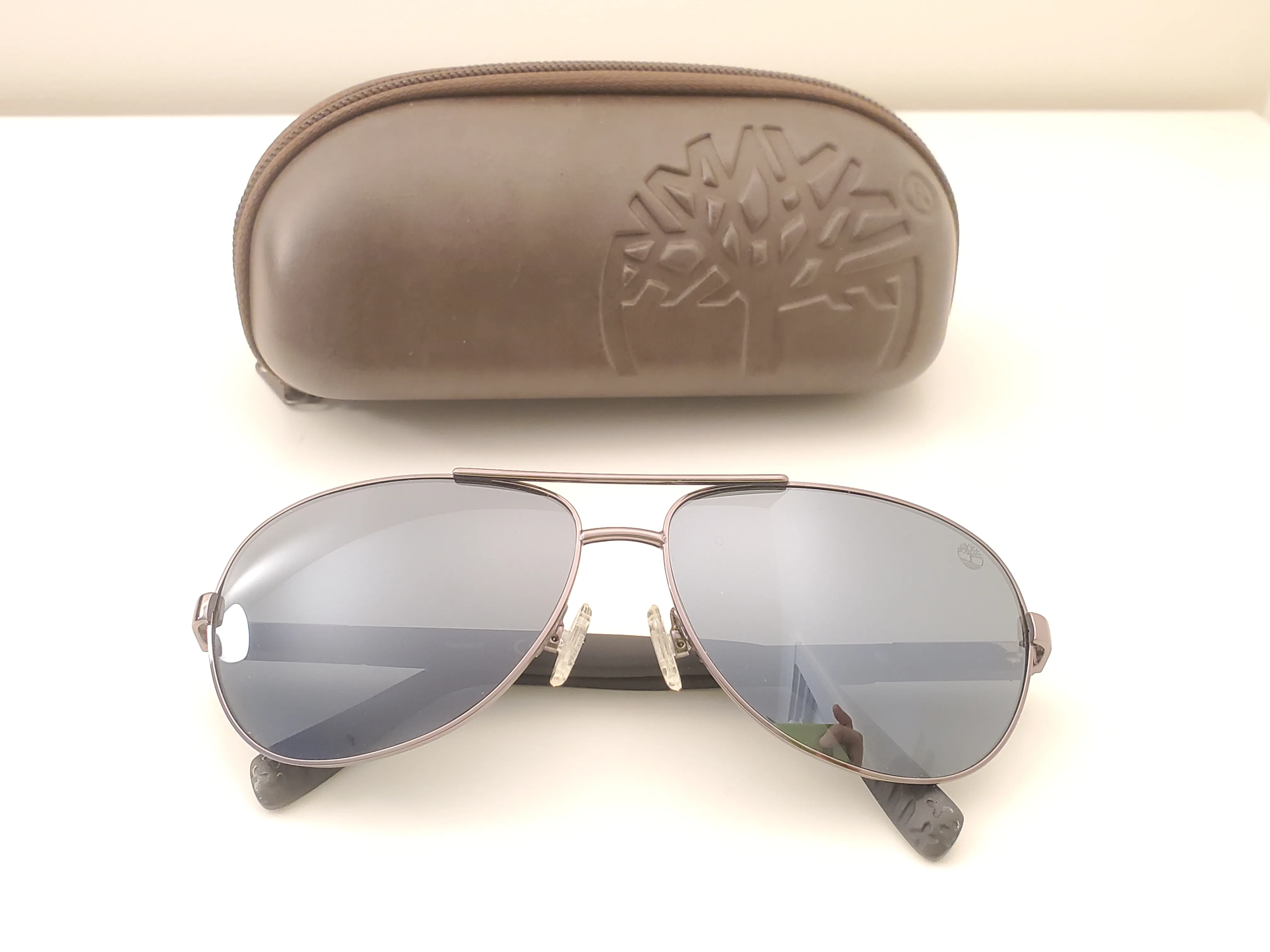 Timberland TB9058-08D Polarized Sunglasses in Gunmetal Grey Lens image indicator(3)