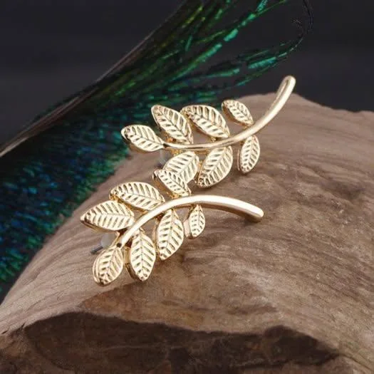 Leaf Shaped Earrings thumbnail