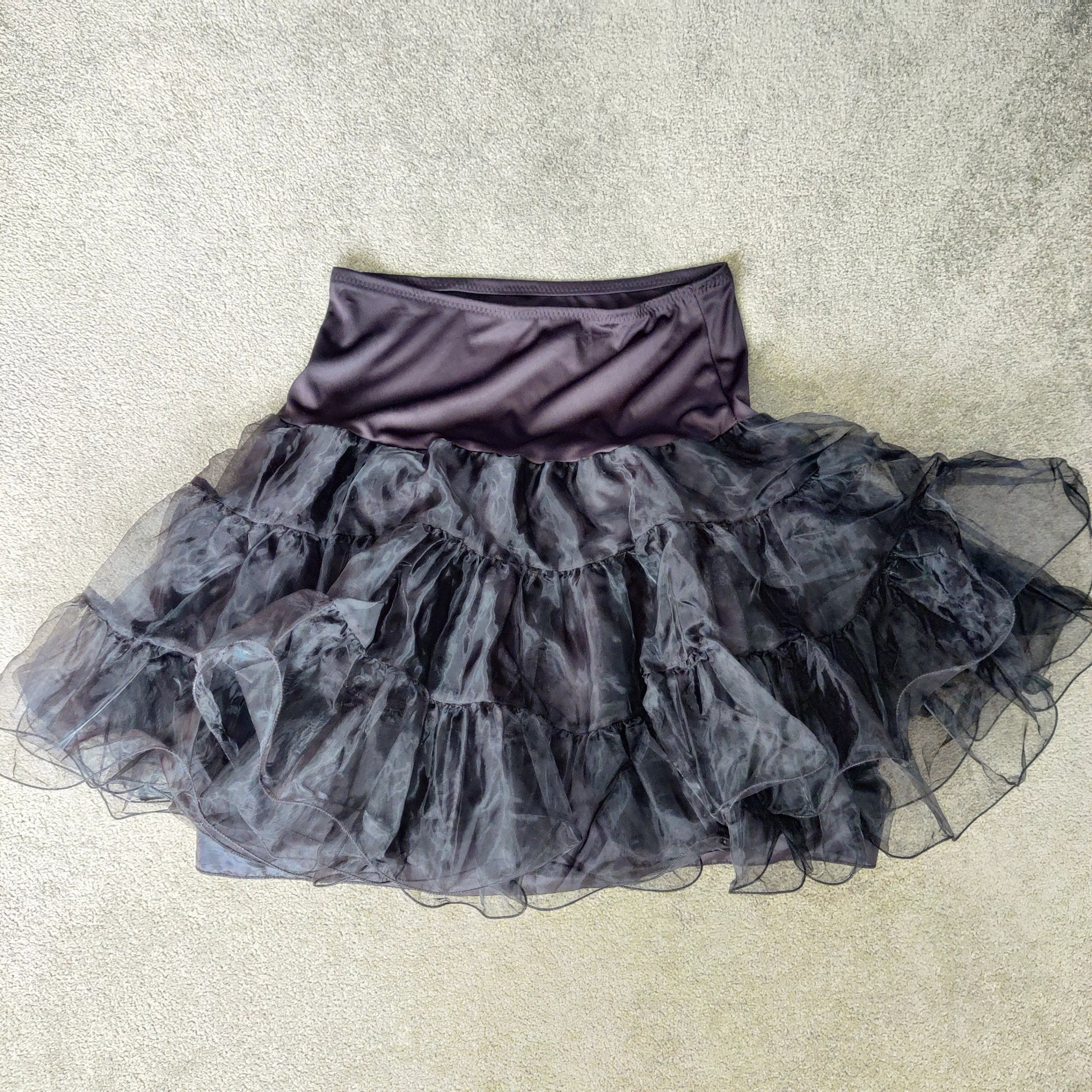 DFS Collection Women's Black Tutu Skirt Goth Whimsigoth thumbnail