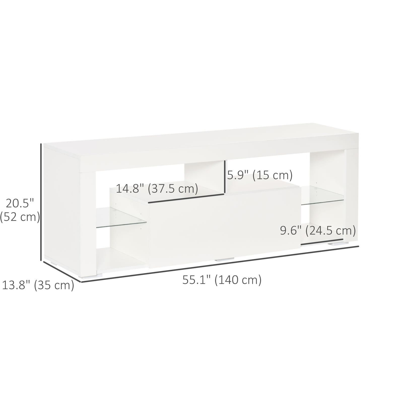 HOMCOM TV Stand for 55-Inch TVs - photo 3