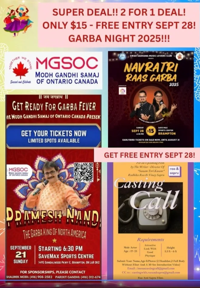 Navratri Mela - September 21st and 28th thumbnail