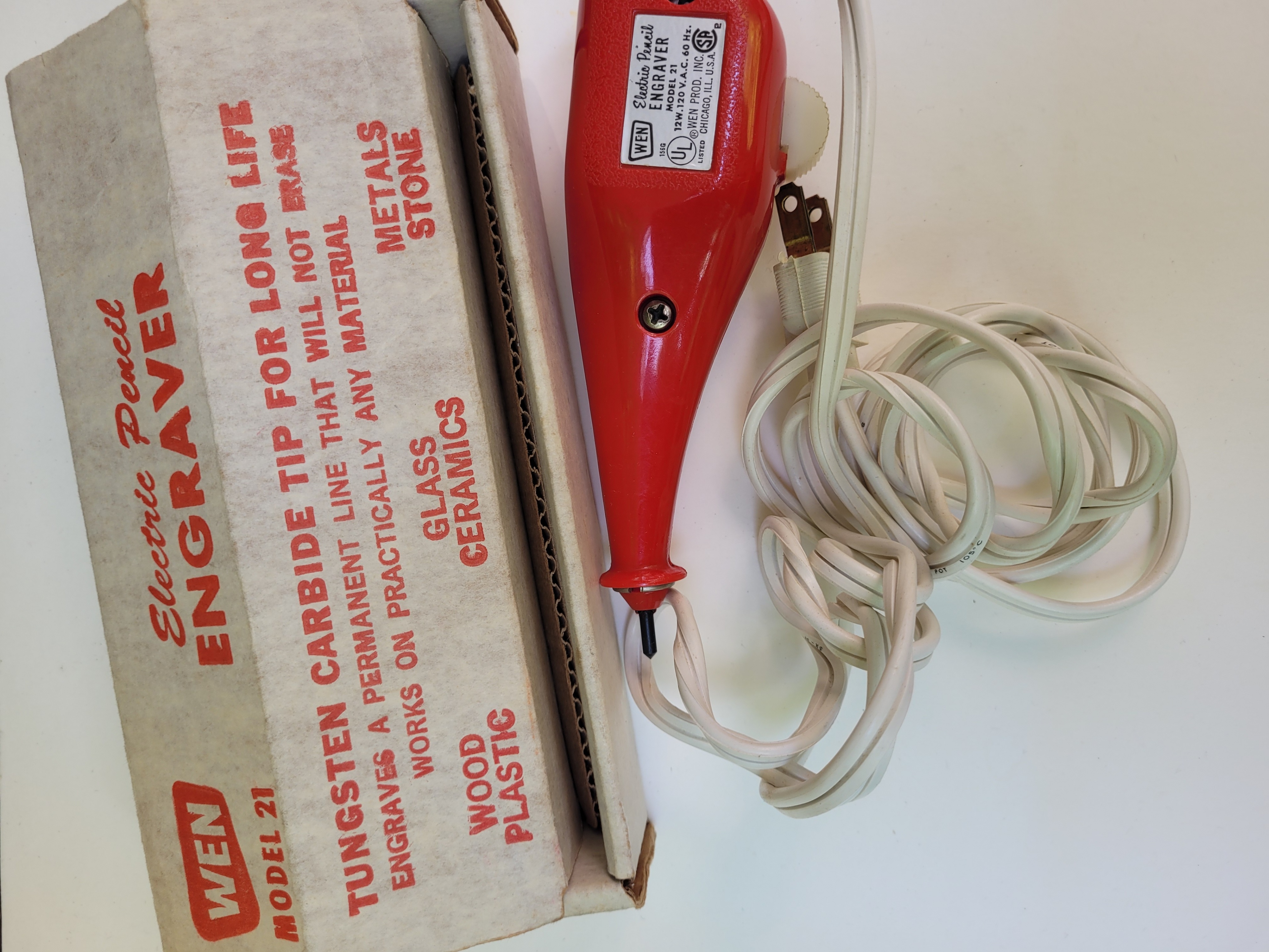 Wen (Model 21) Electric Pencil Engraver - photo 4