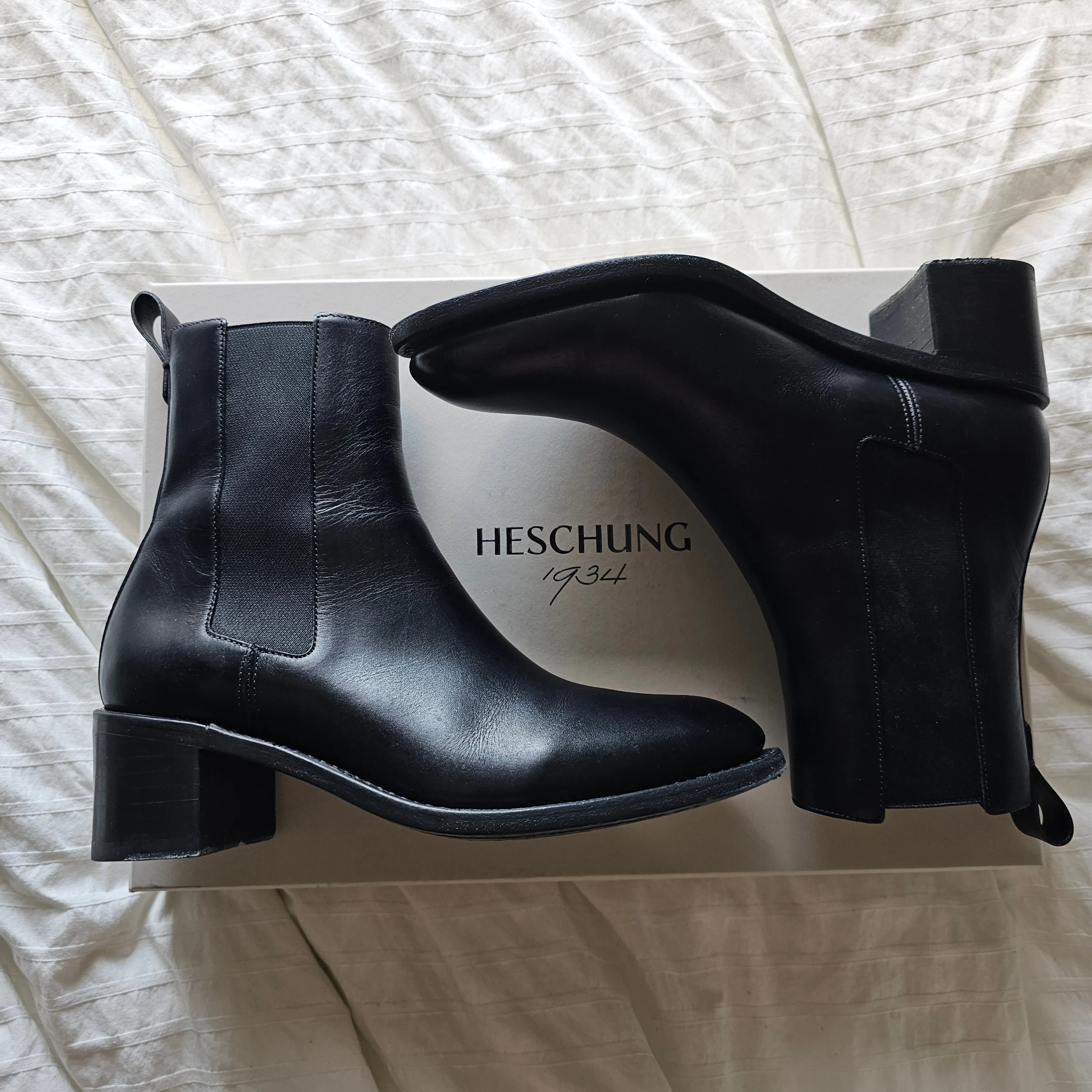 Heschung Maud Leather Chelsea Boots - Black Box - UK4.5/EU37.5 image indicator(2)