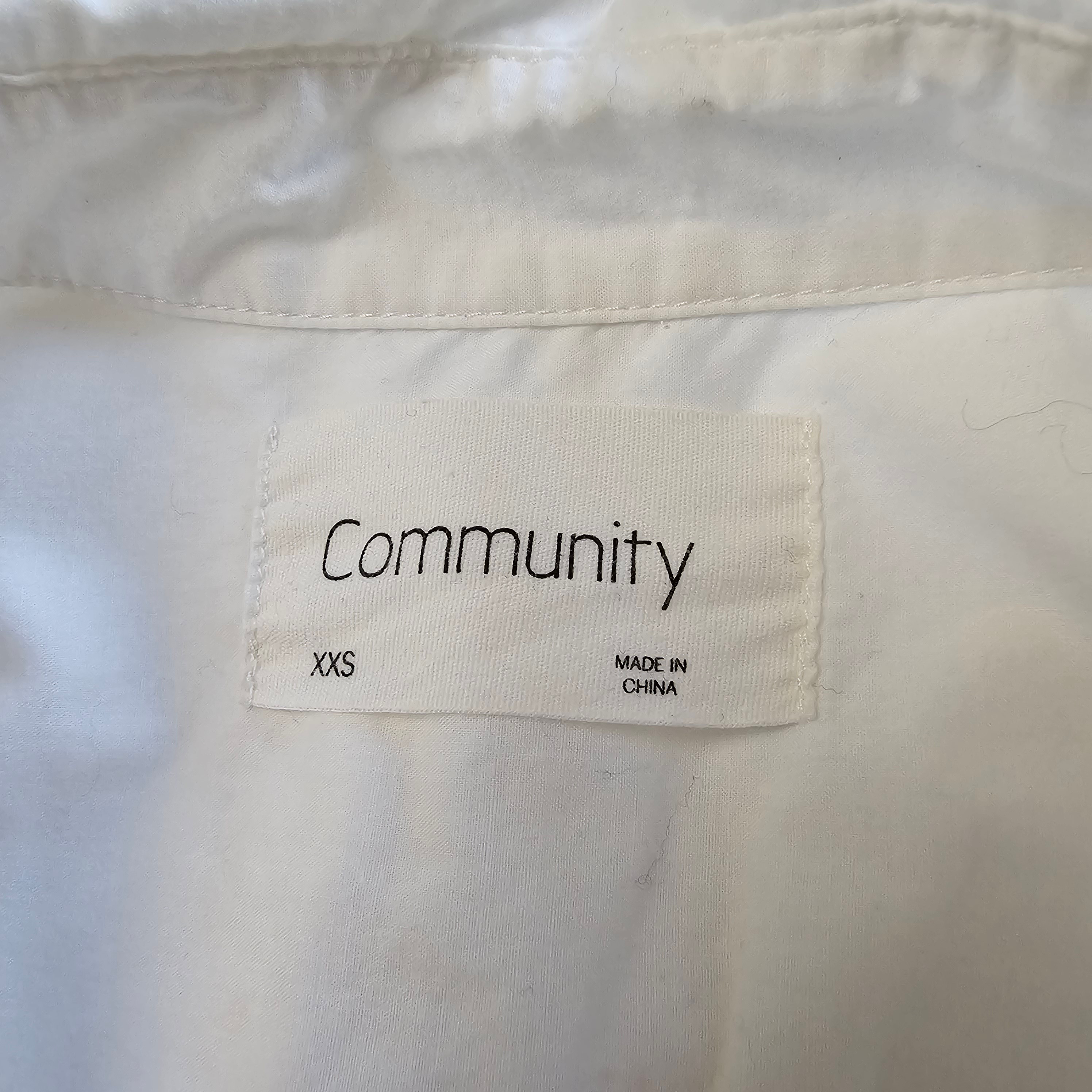 Aritzia Community Veritas Button-up Shirt - 2018 - White -Sz XXS - photo 4