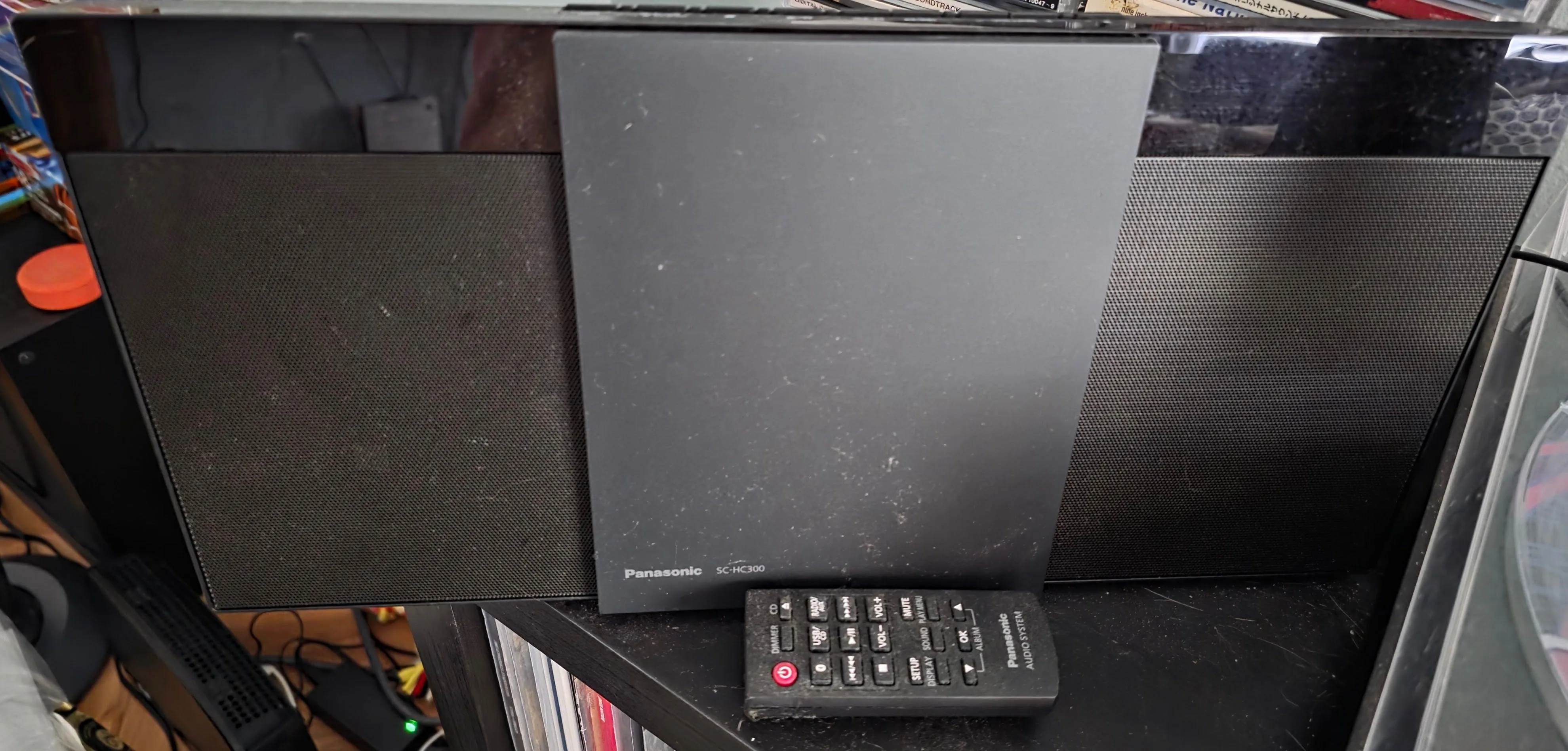 Panasonic SCHC300K Wall-Mountable CD Player and Stereo System