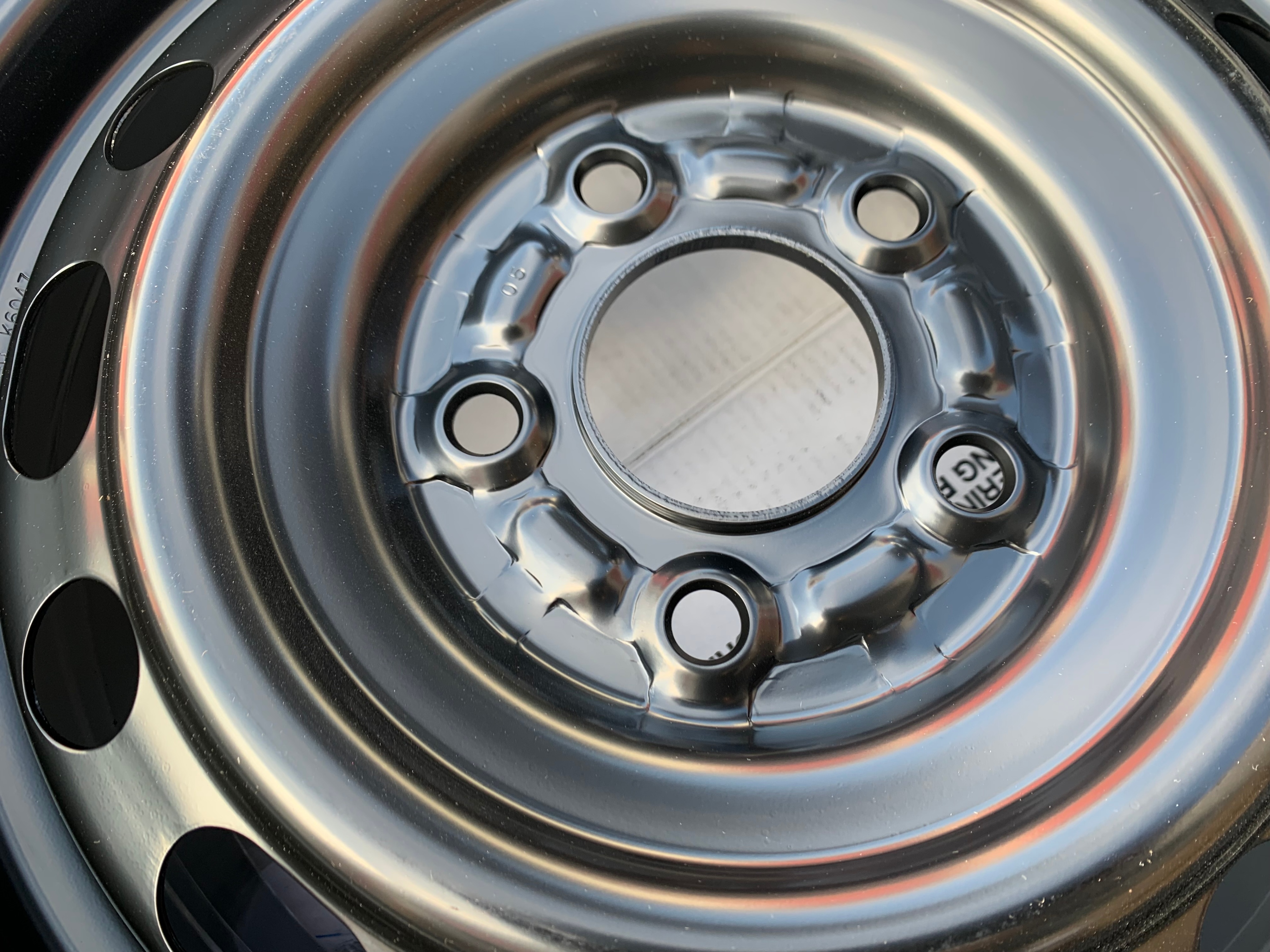 1 X single Brand New OEM factory 15X6" 5x114.3 Mazda 3 Steel rim - photo 2
