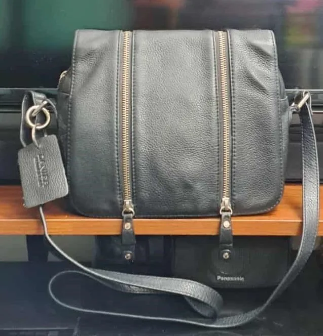 Authentic Danier Genuine Leather Crossbody Bag thumbnail