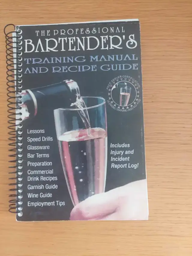 Bartender's Training Manual
