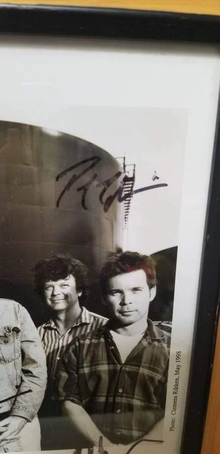The Tragically Hip FULL Band Signed 1998 Photo w/ Gord Downie image indicator(6)