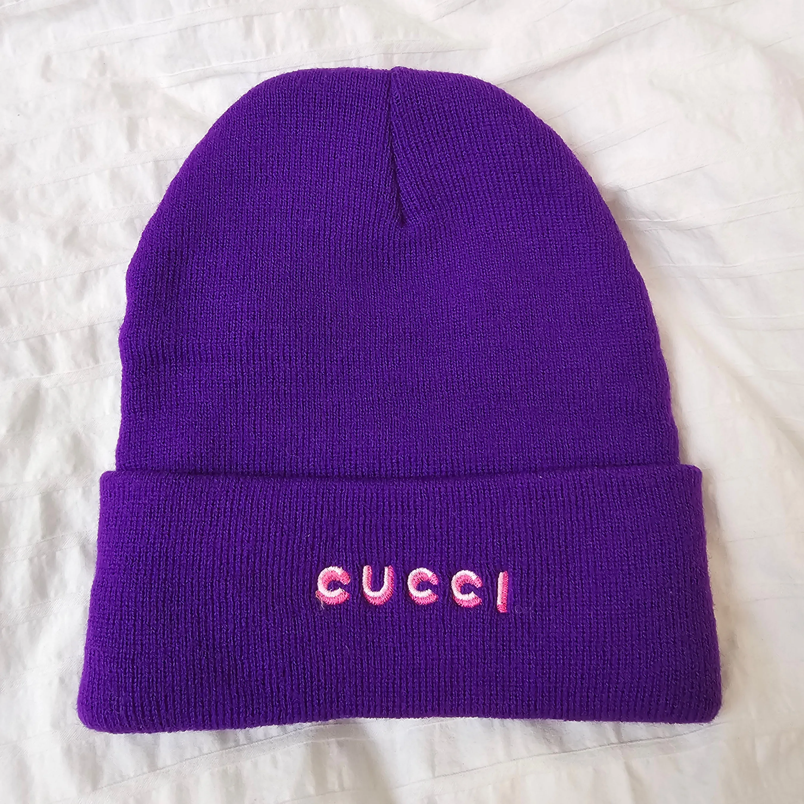 NWOT Volare x Cucci Beanie - Purple thumbnail