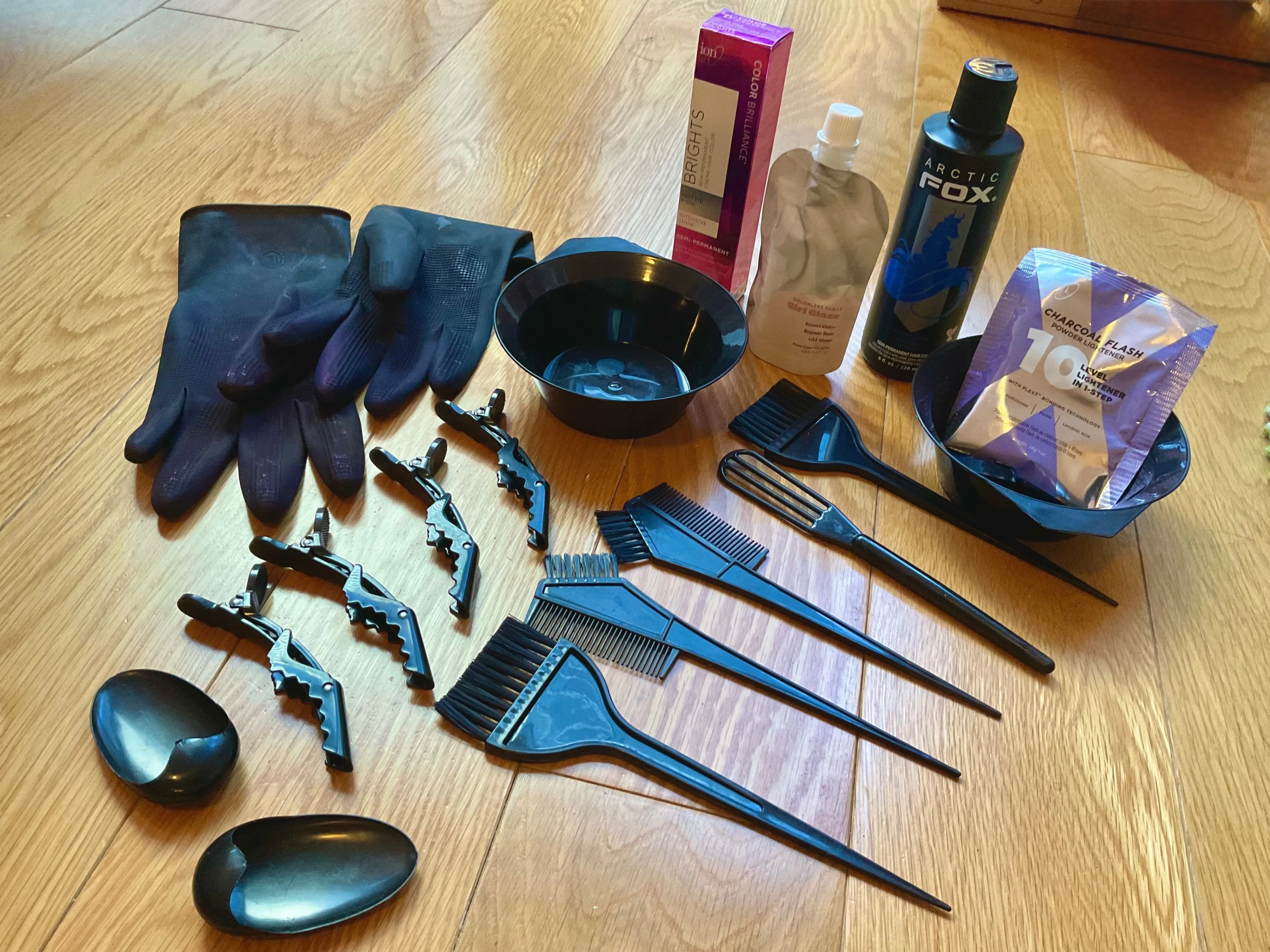 Assorted Hair Dye Supplies