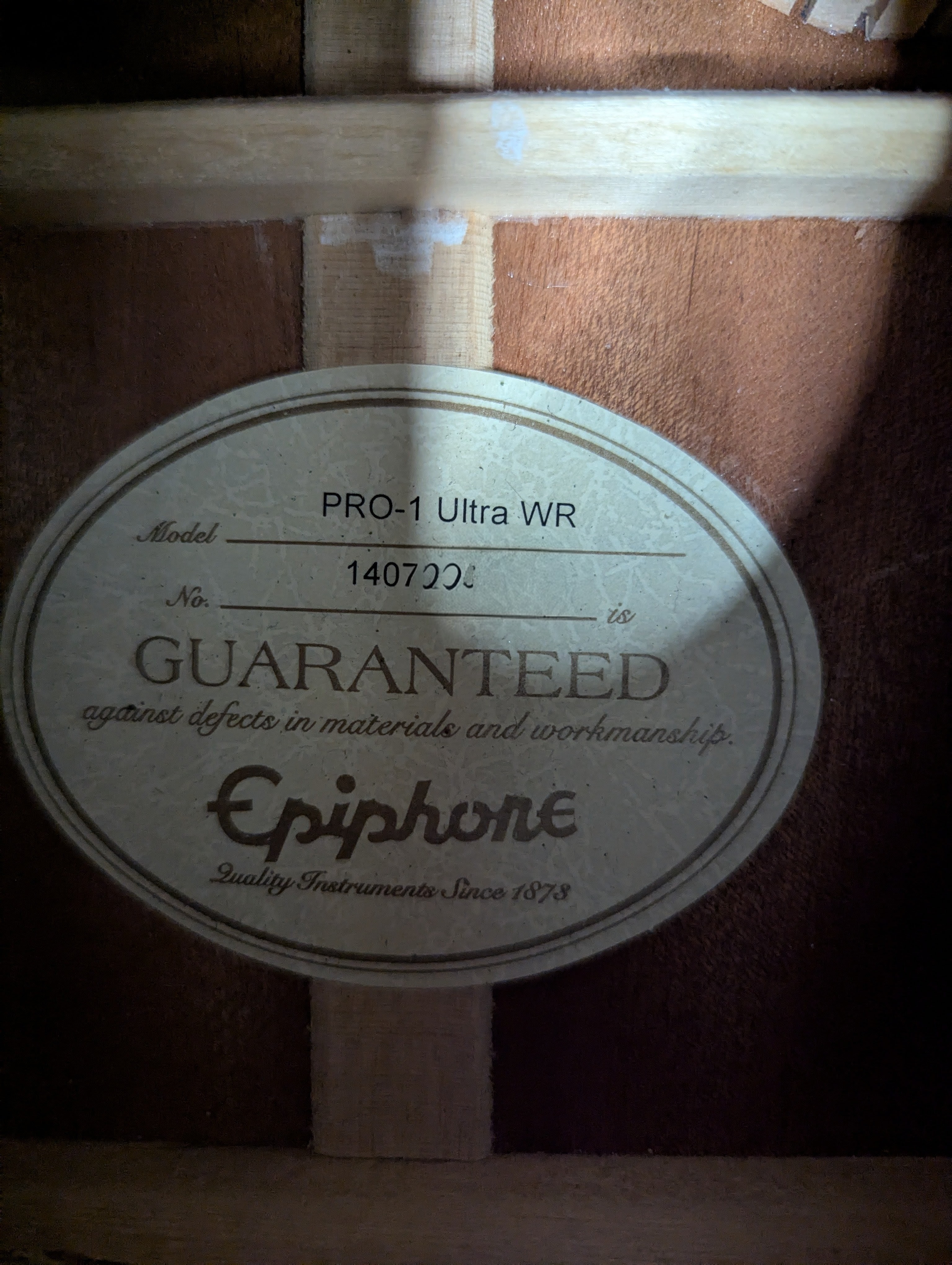 Epiphone PRO-1 Ultra Acoustic Guitar - photo 2