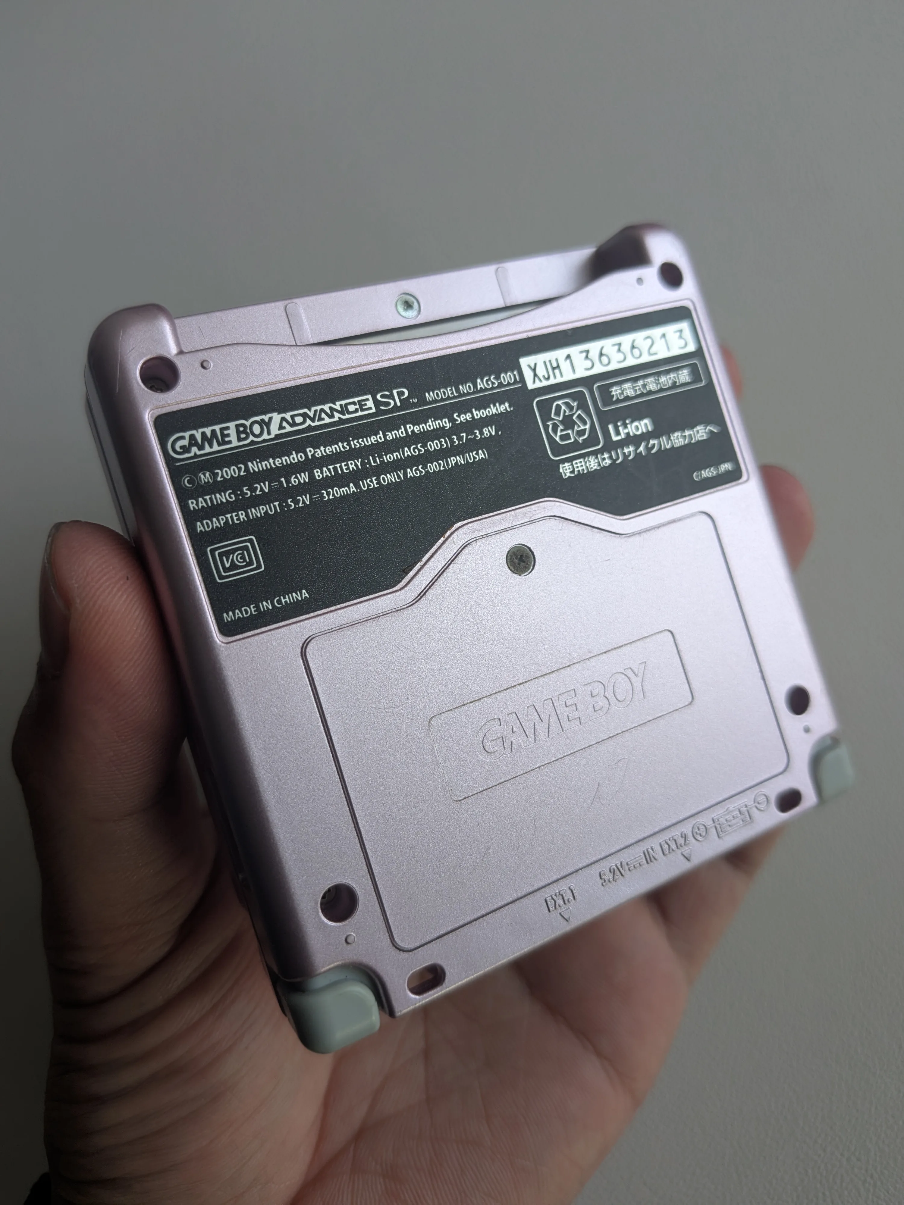 Nintendo GBASP 001 Pink image indicator(3)