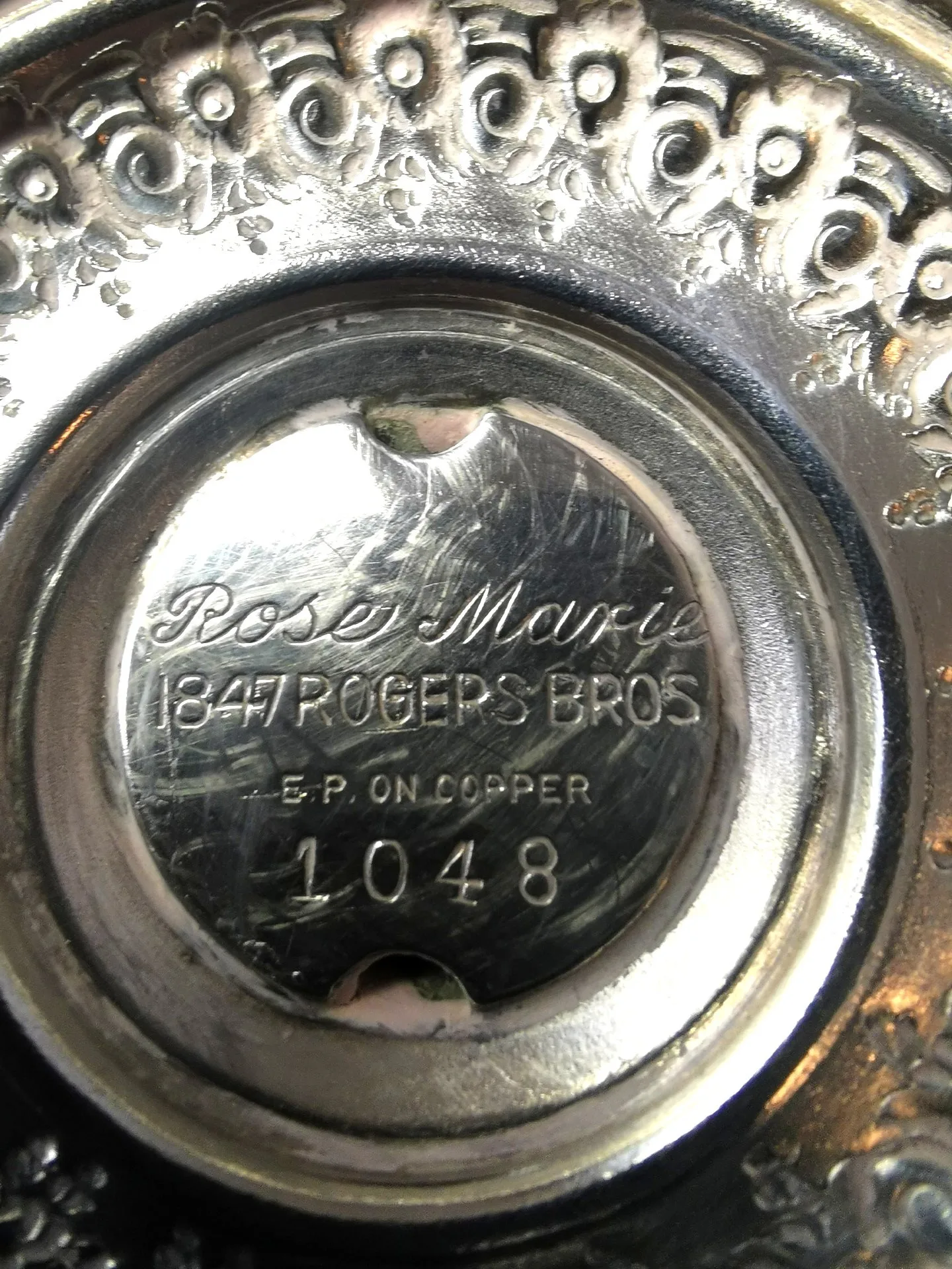 1847 Rogers Bros Wine Decanter Set of 7 Silver Plated Tray image indicator(9)