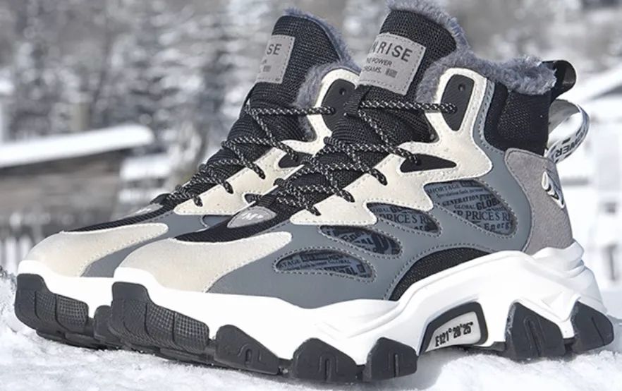 Winter Casual Sports Men's Shoes Snow Boots, Size 40 image indicator(3)