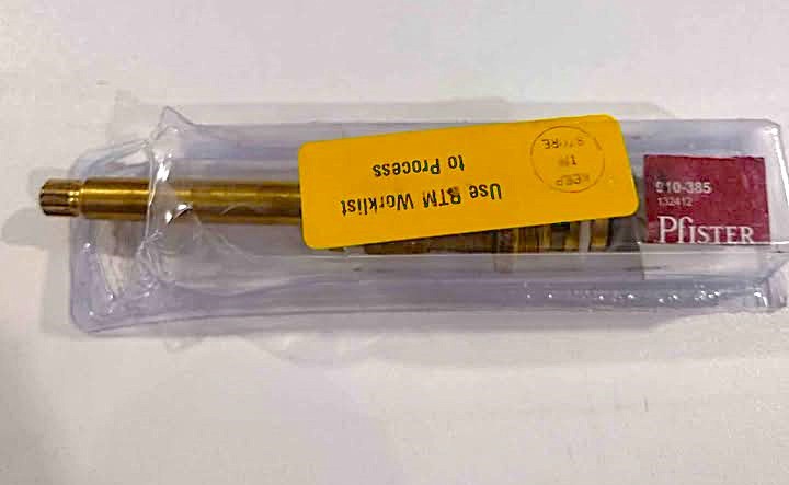 Pfister 910-385 Stem for Hot or Cold tub and shower faucets - photo 2