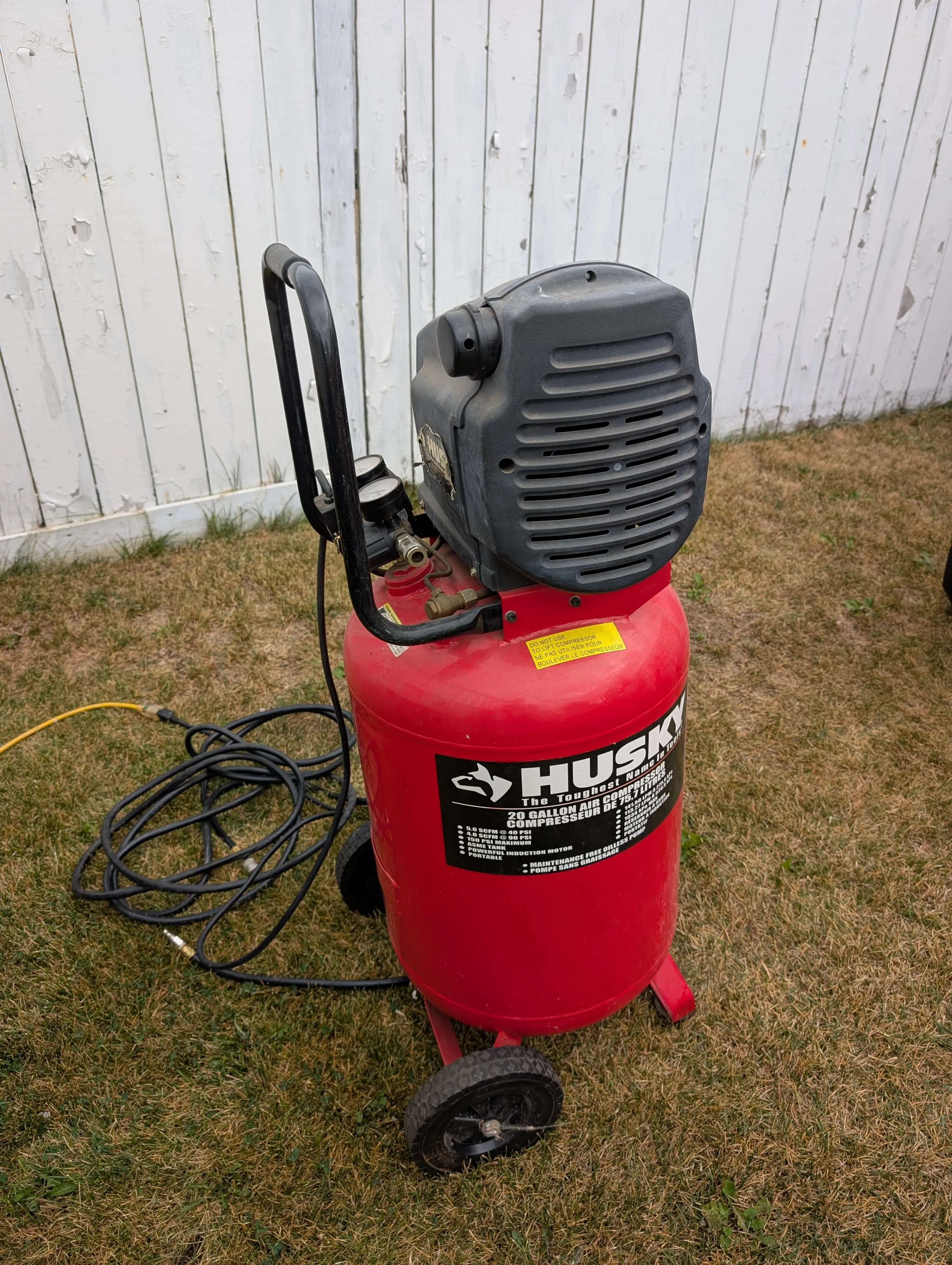 Husky TAW-2080 Electric 20 Gallon Air Compressor thumbnail