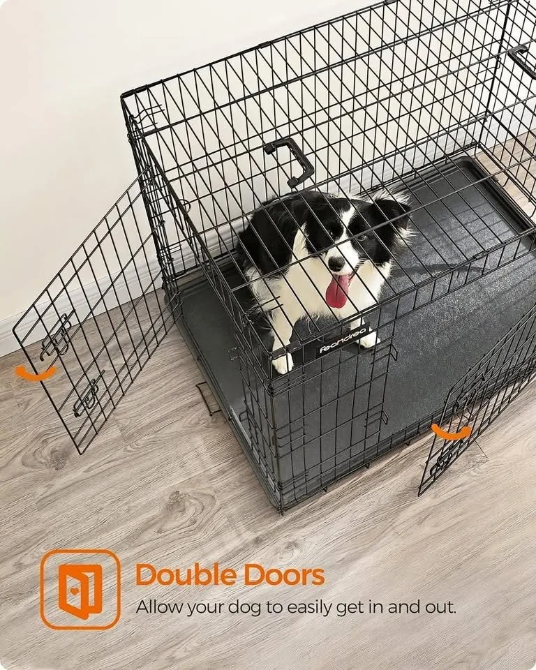 Dog Crates / Cat Cages – Foldable with 2 Doors thumbnail