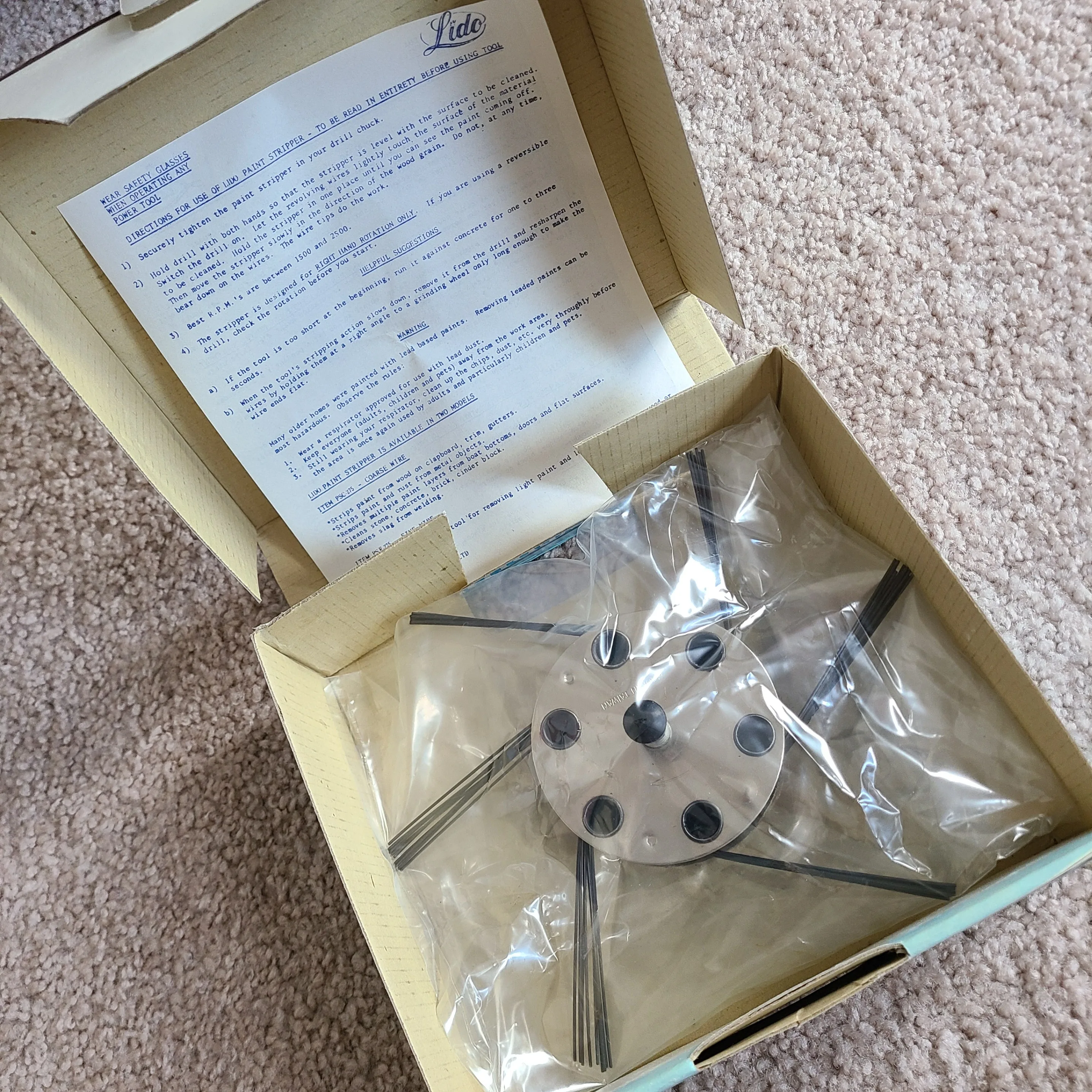 FINE grade Power Stripper Powers Paint & Rust off image indicator(3)