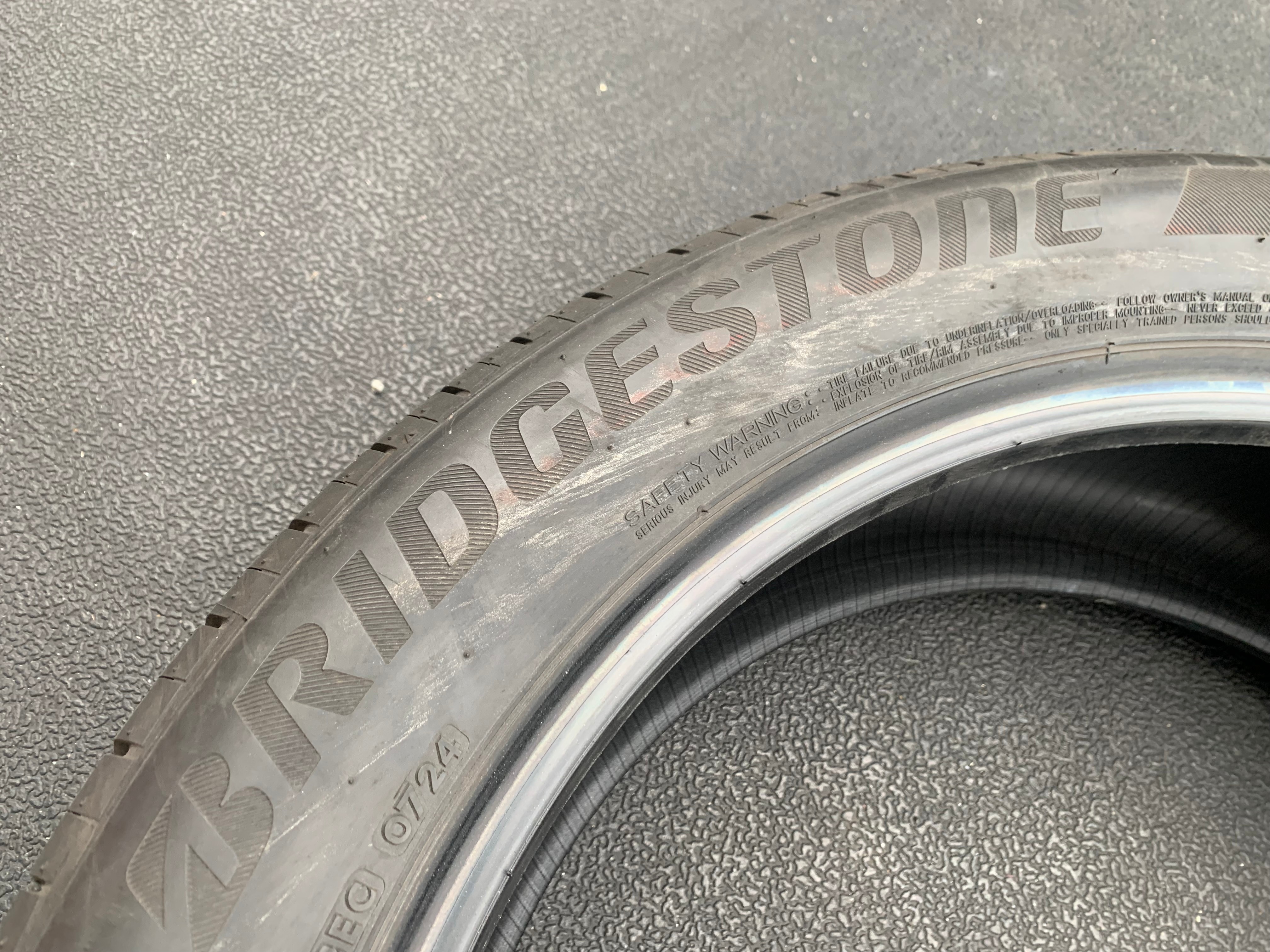 1 X single 245/50/20 Bridgestone Dueler HP Sport A/S like new - photo 5