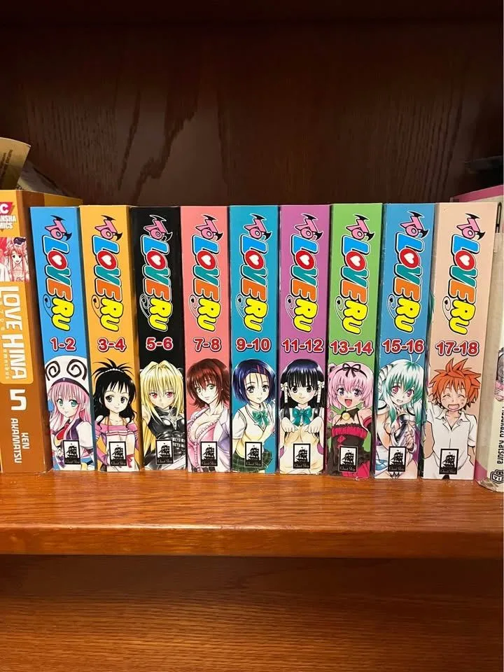 To Love Ru 1-18 (9 vol) Manga Complete OOP Rare thumbnail