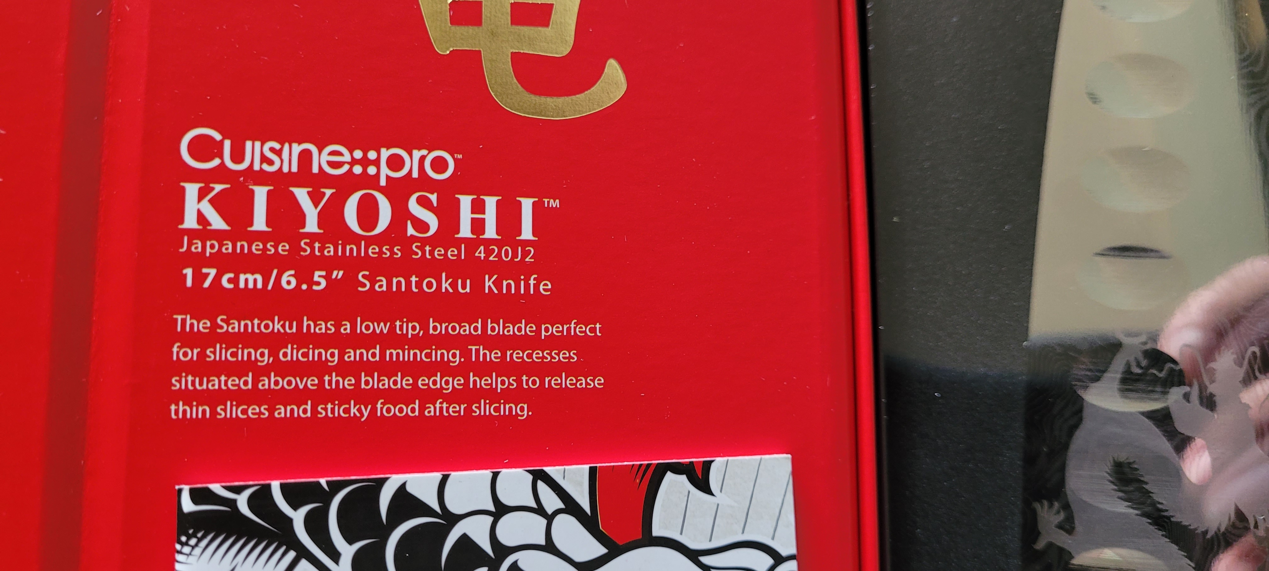 KIYOSHI Cuisine Santoku Knife - photo 2