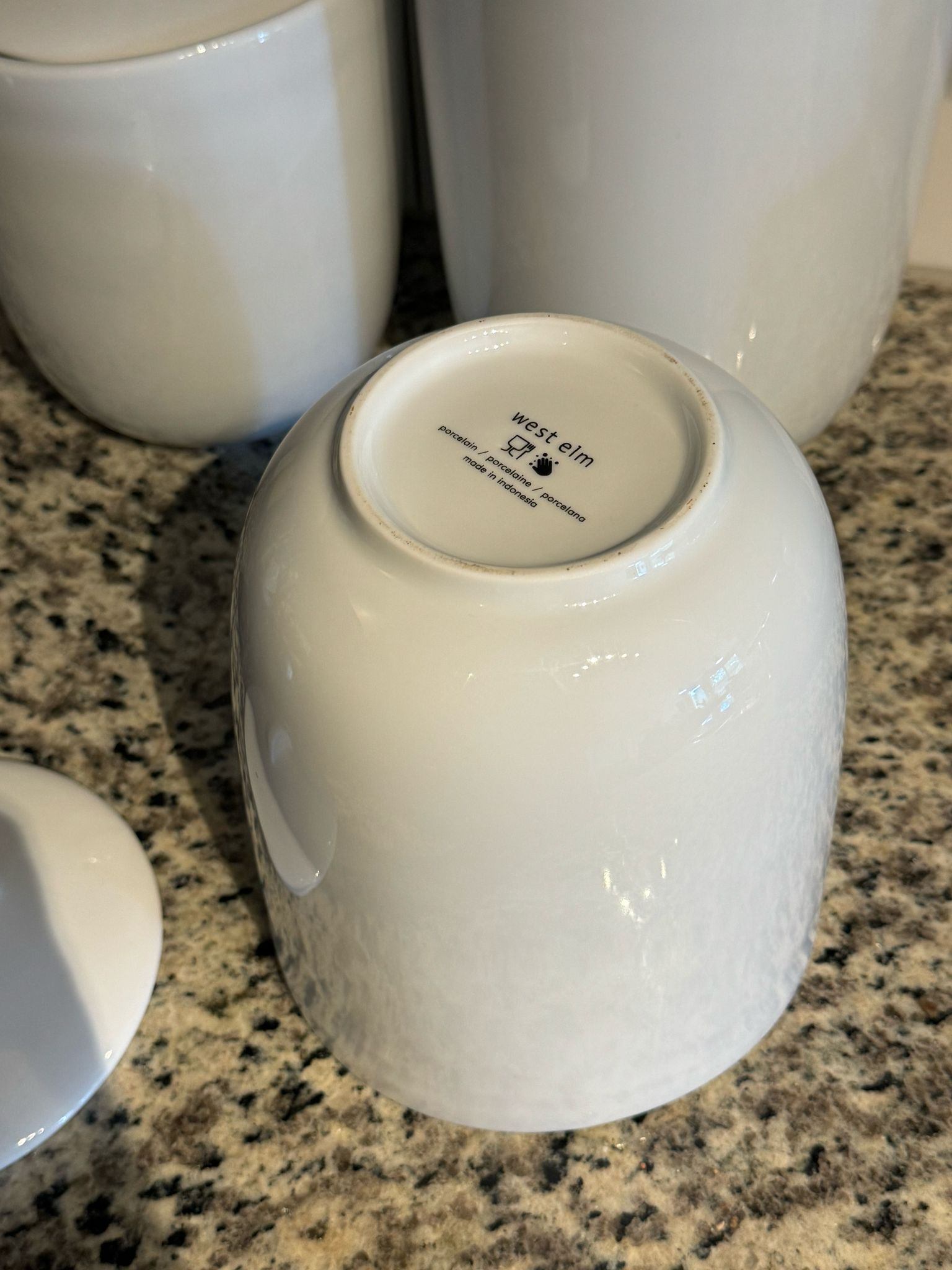 West Elm Porcelain Canisters Set - photo 3