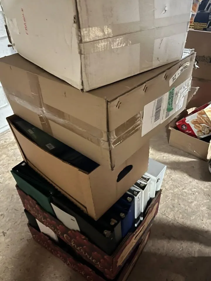 Mix of Binders (different sizes, colours, styles)