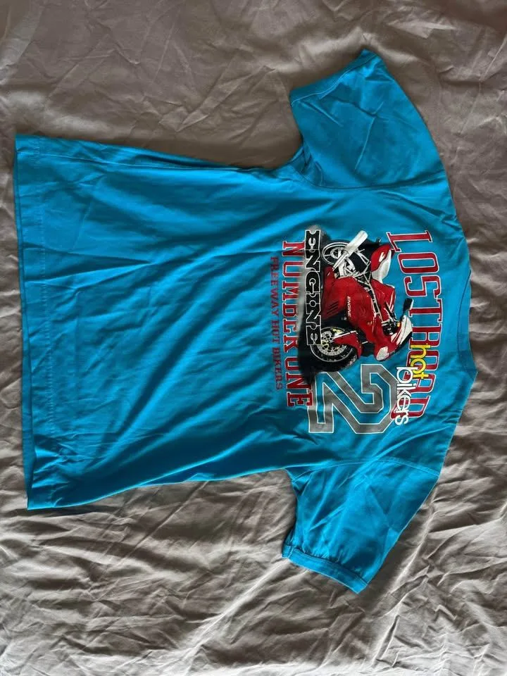 Vintage Engine Hot Biker Shirt (likely XS or S) image indicator(2)